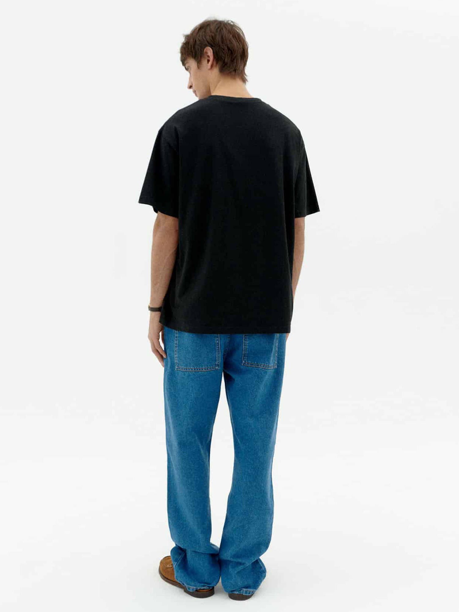 Thinking MU Sol Type Aaron T-Shirt Black M