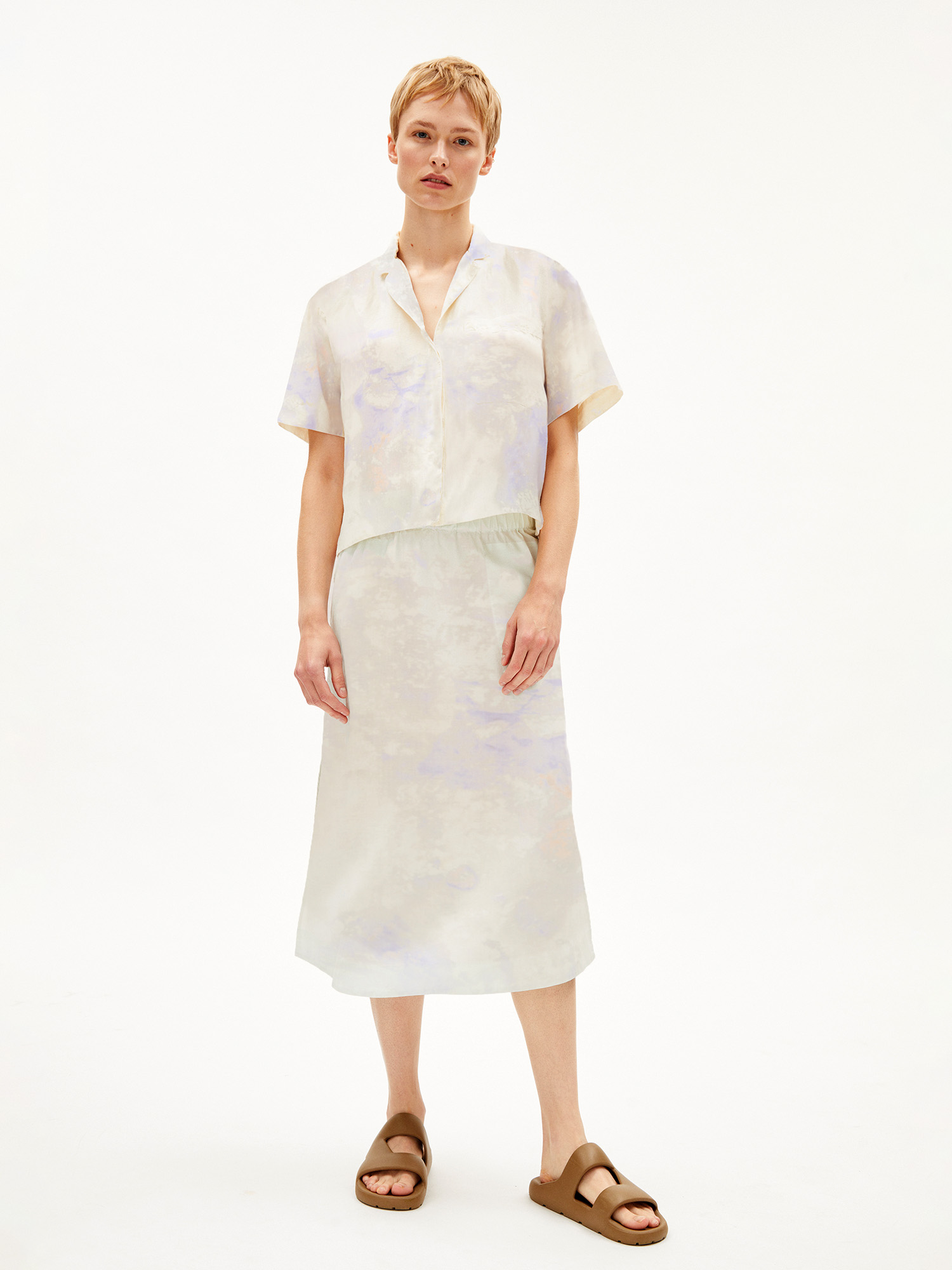 ARMEDANGELS Leaanne Mineral Warm Blue L