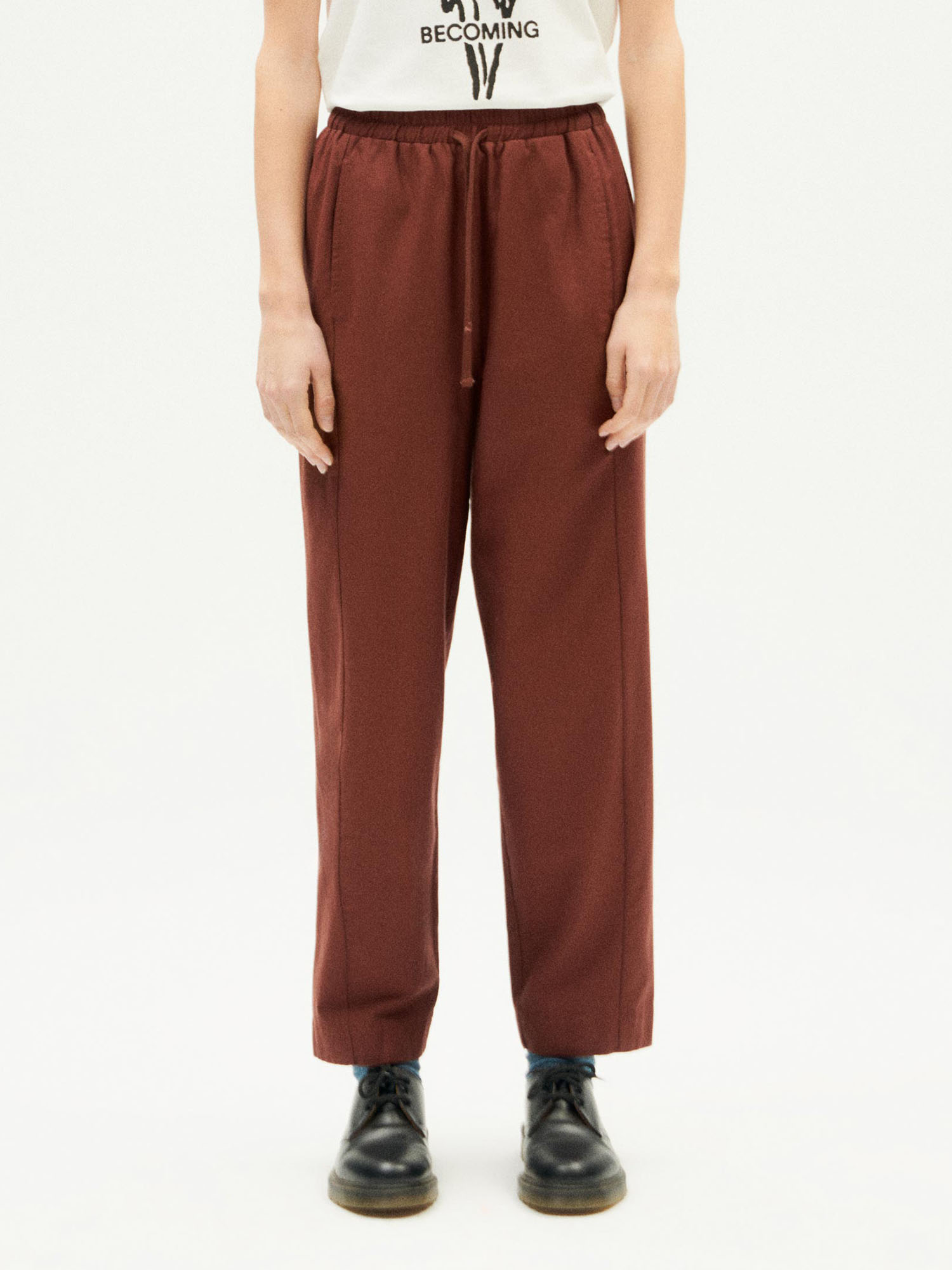 Thinking MU Esther Pants Coffee 34