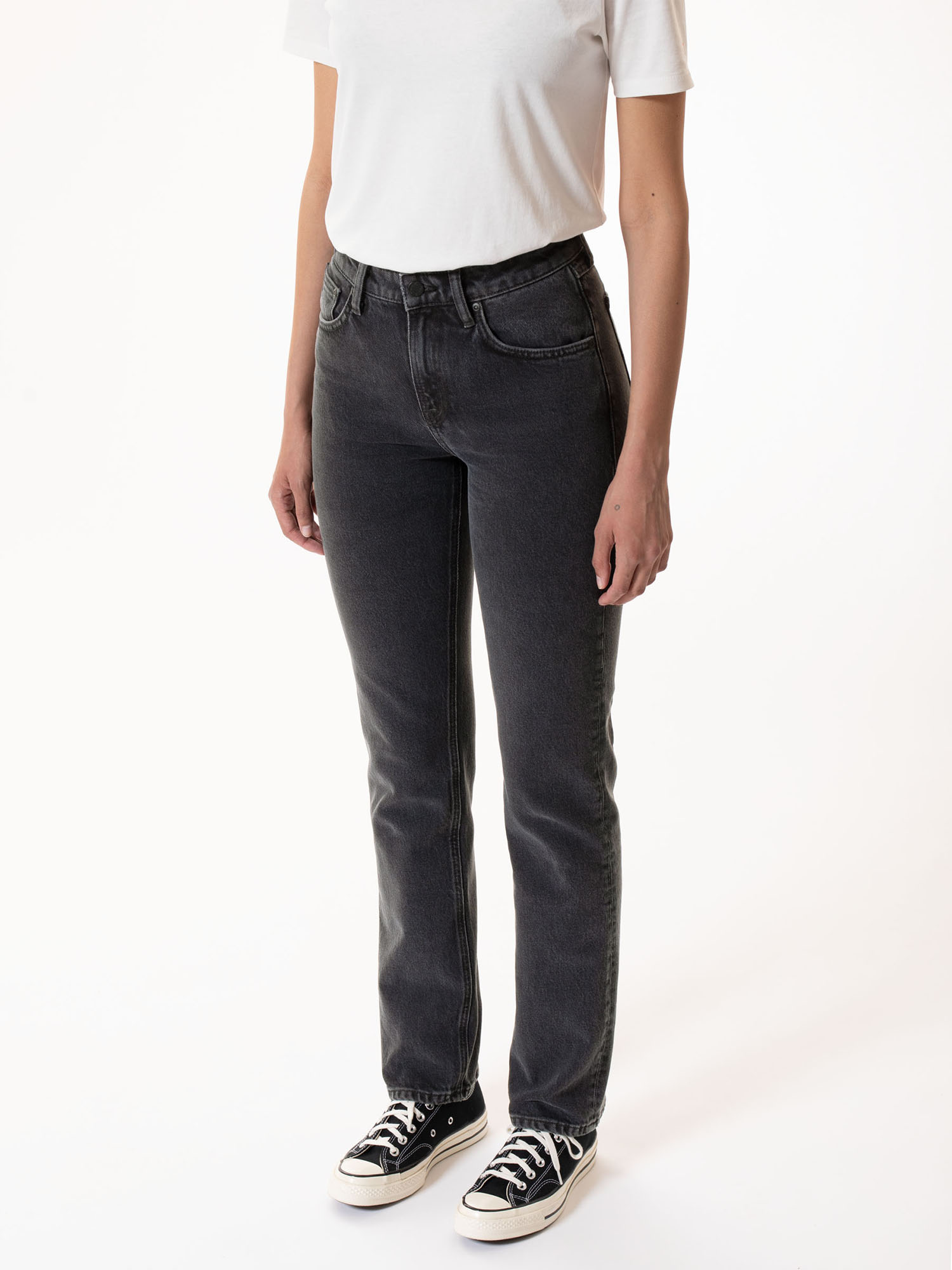Nudie Jeans Straight Sally Black Sand 27/28