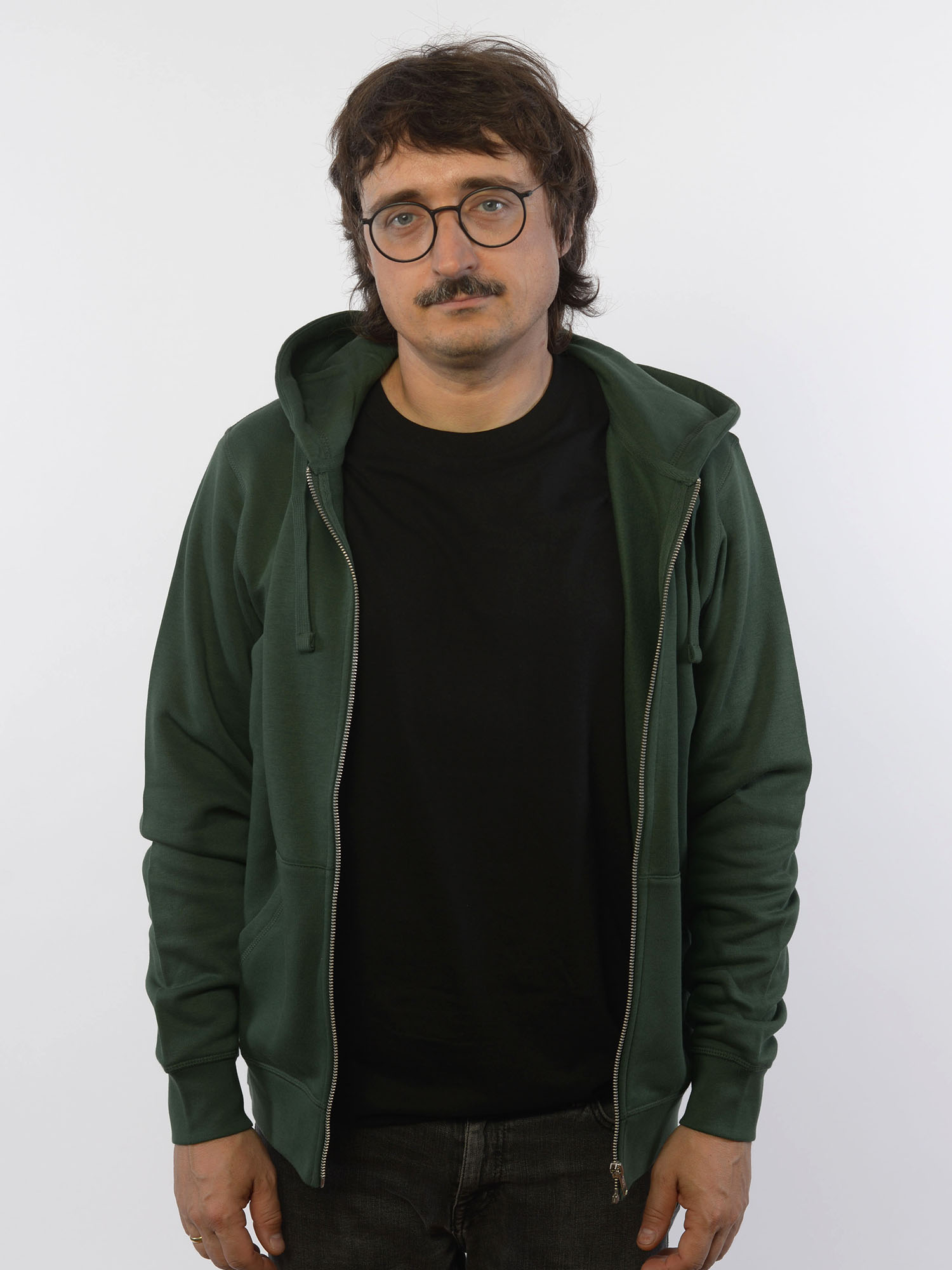 glore Sammie Zip Hoodie Bottle Green XS