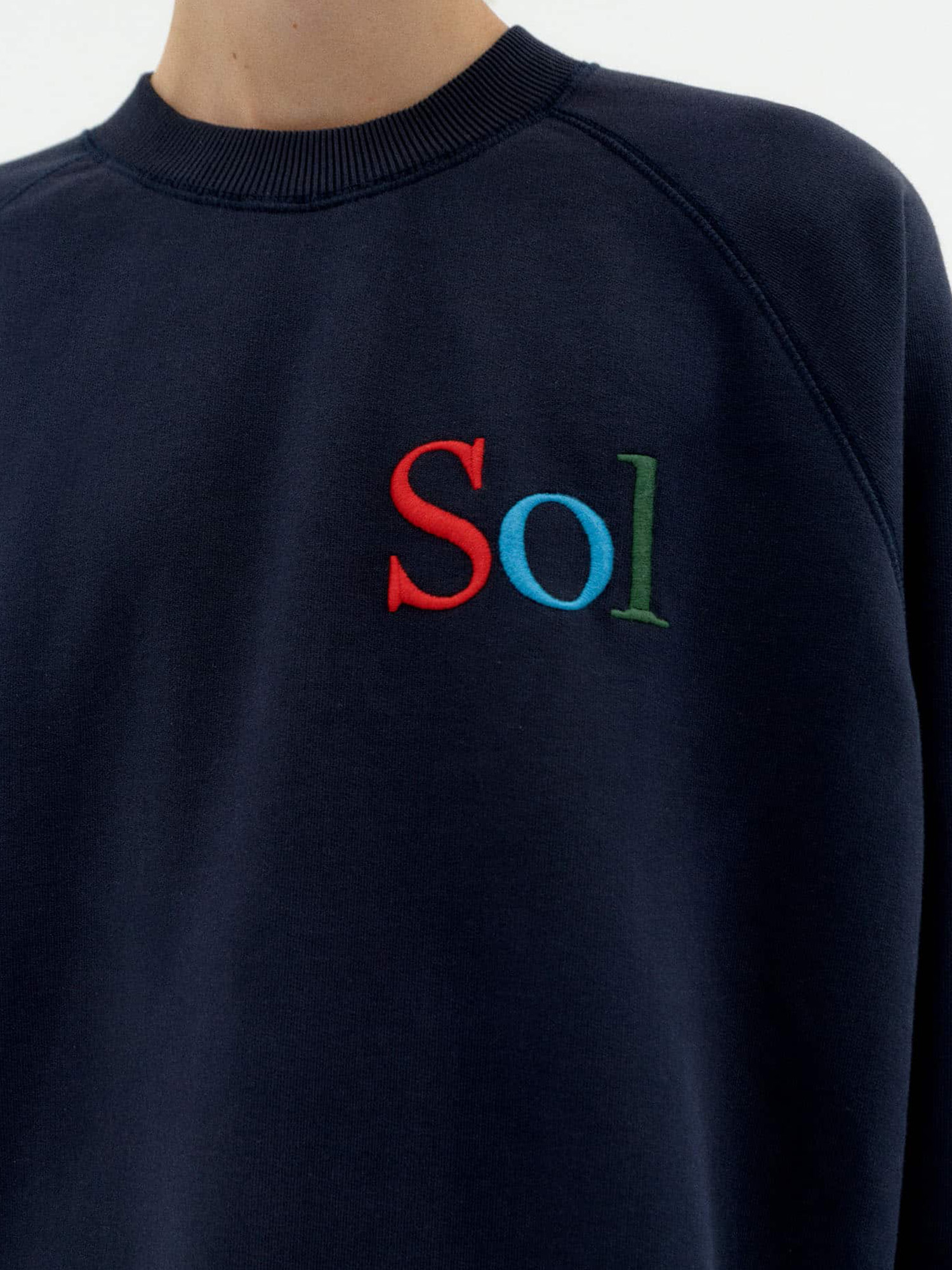Thinking MU Sol Type Pepe Sweatshirt Navy XL