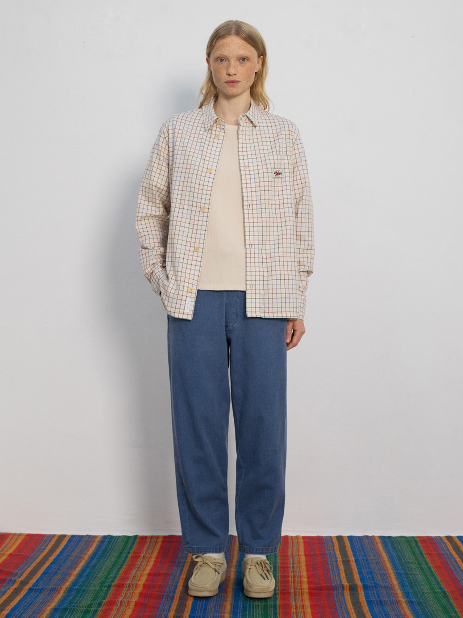 Rotholz Wide Pant Washed Denim XS