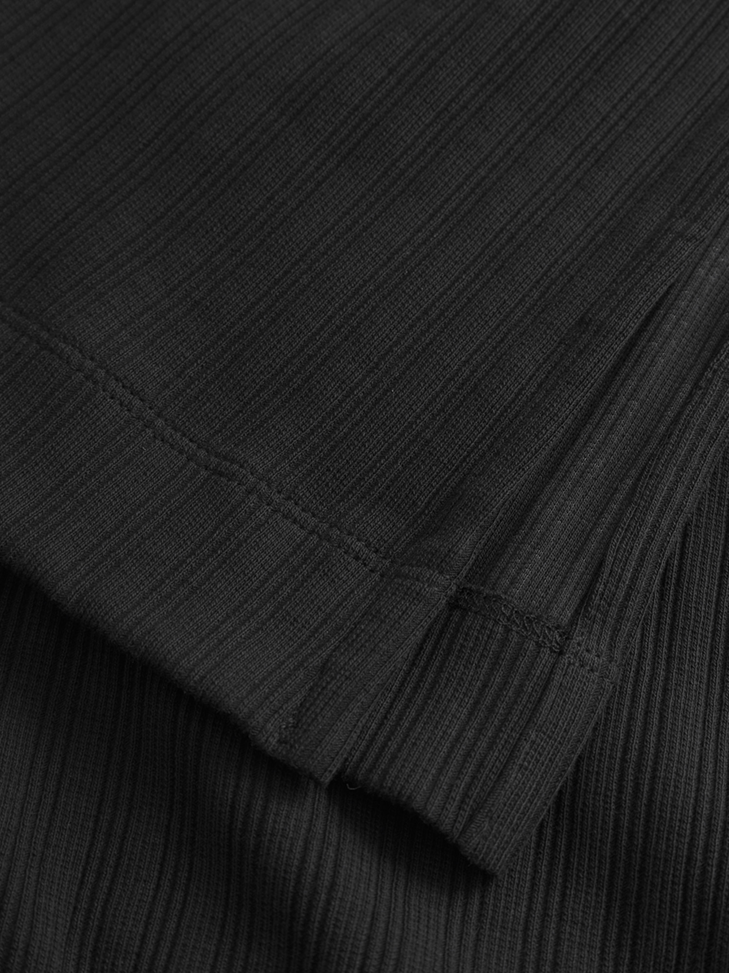 Rotholz Ribbed Tube Skirt True Black XS