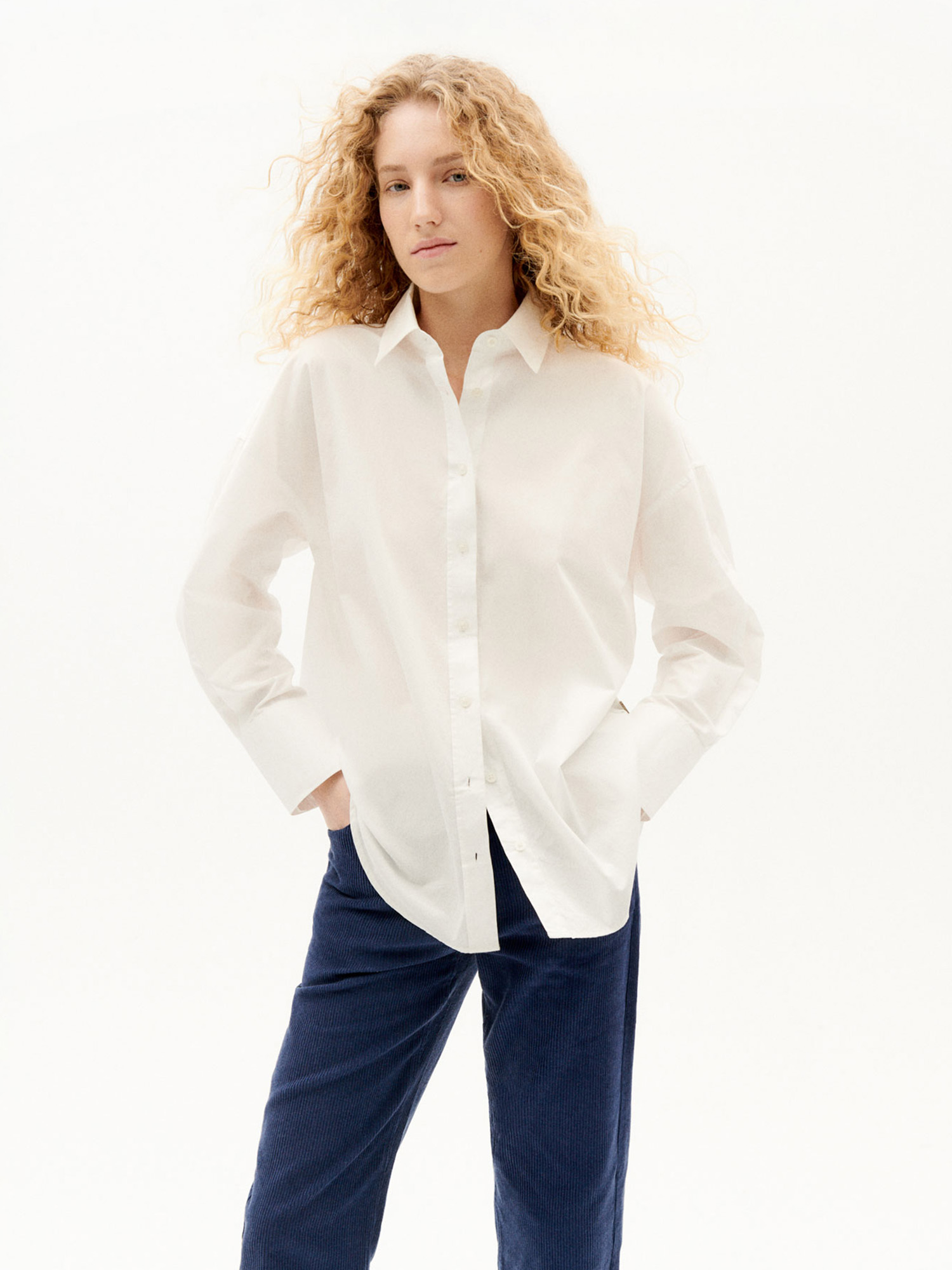 Thinking MU Carangi Blouse White L