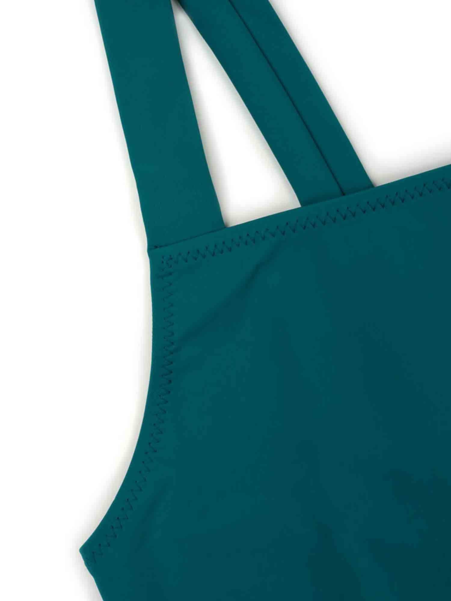 Bleed Clothing ECONYL®  Badeanzug Petrol Blue Grey L