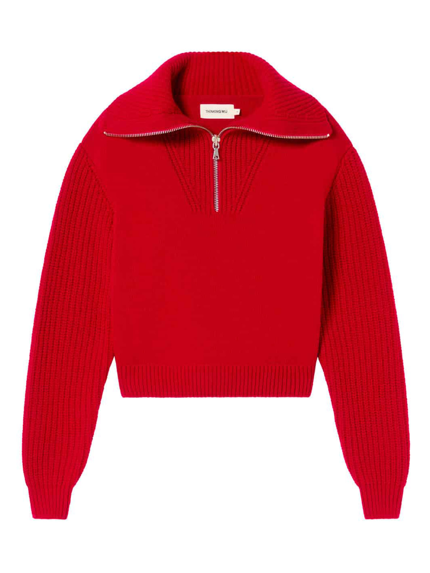 Thinking MU Tanit Knitted Sweater Red S