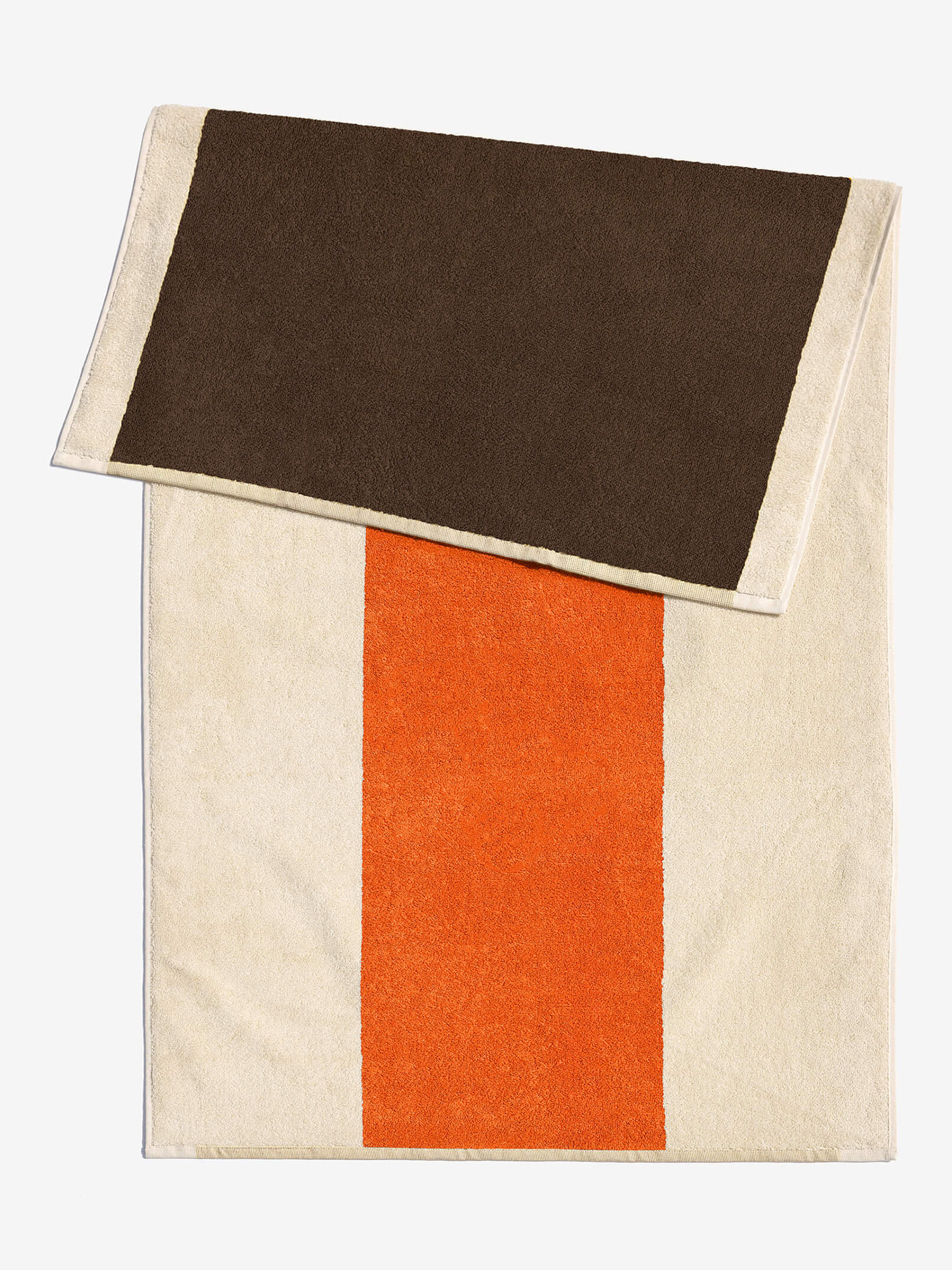 SUITE702 Strandtuch 90x180cm Orange-Brown