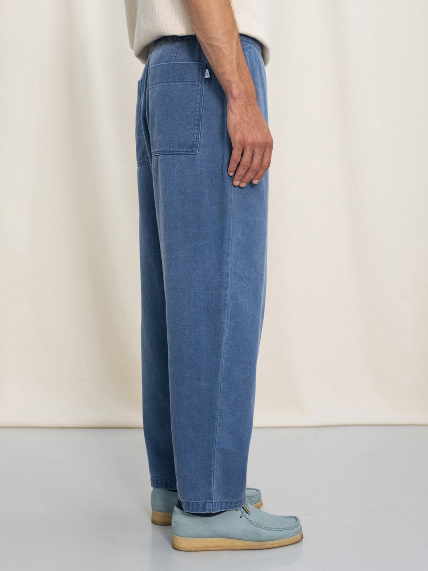 Rotholz Wide Pant Washed Denim XS
