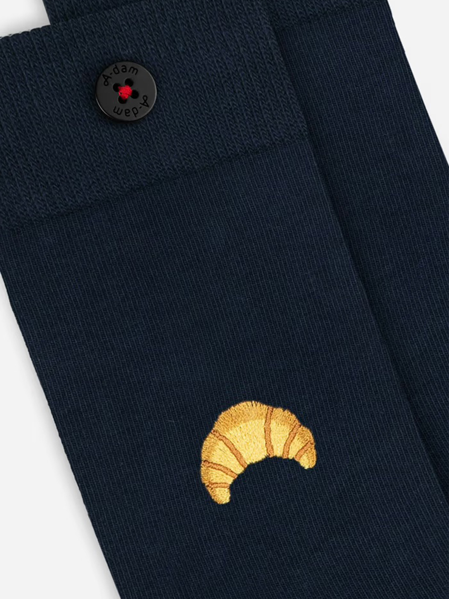 A-dam Casual Socks Croissant Navy 41-46