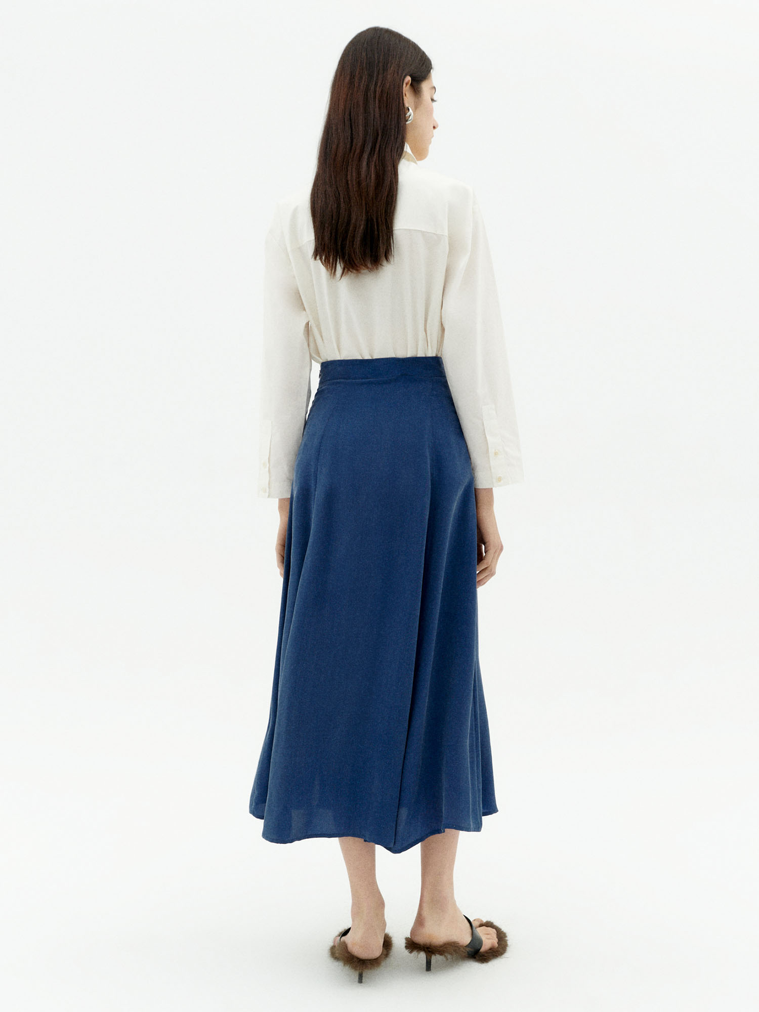 Thinking MU Tora Skirt Cobalt 42