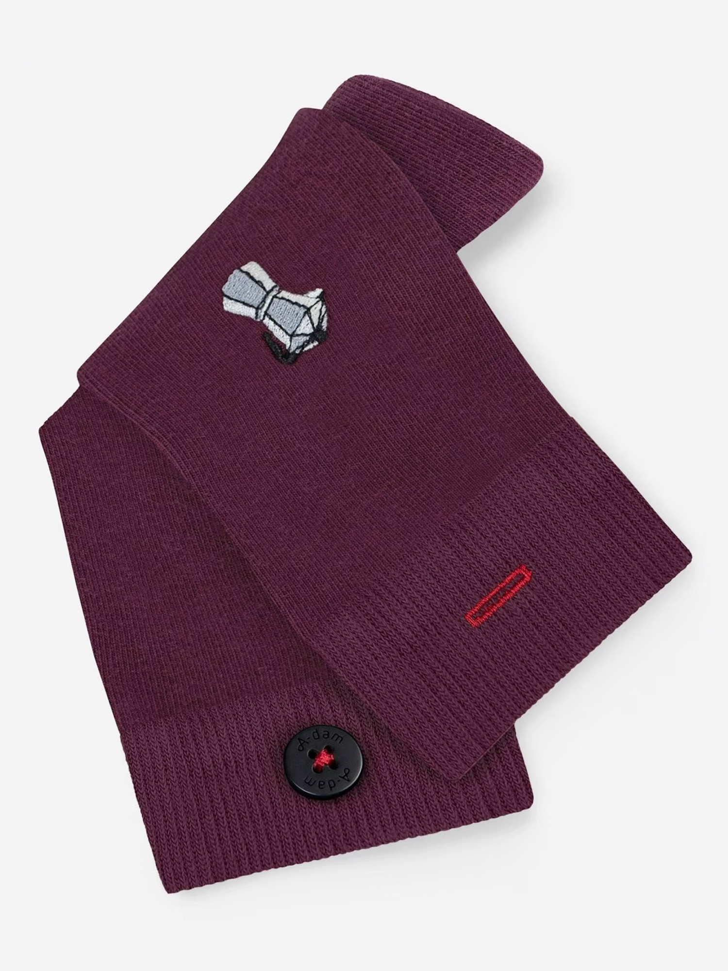 A-dam Casual Socks Percolator Burgundy 41-46