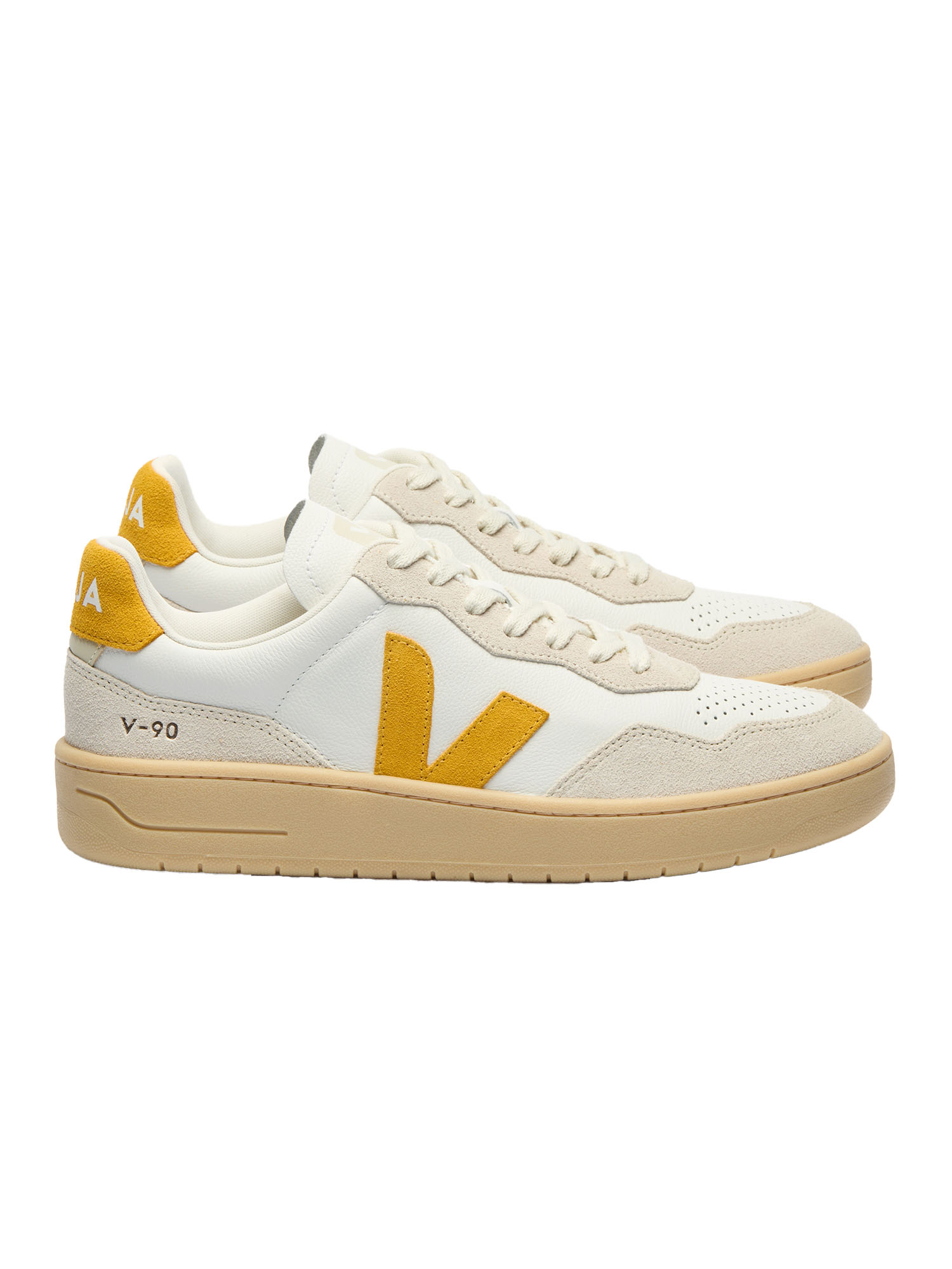 VEJA V-90 O.T. Leather Women Extra White Toscane Natural 39