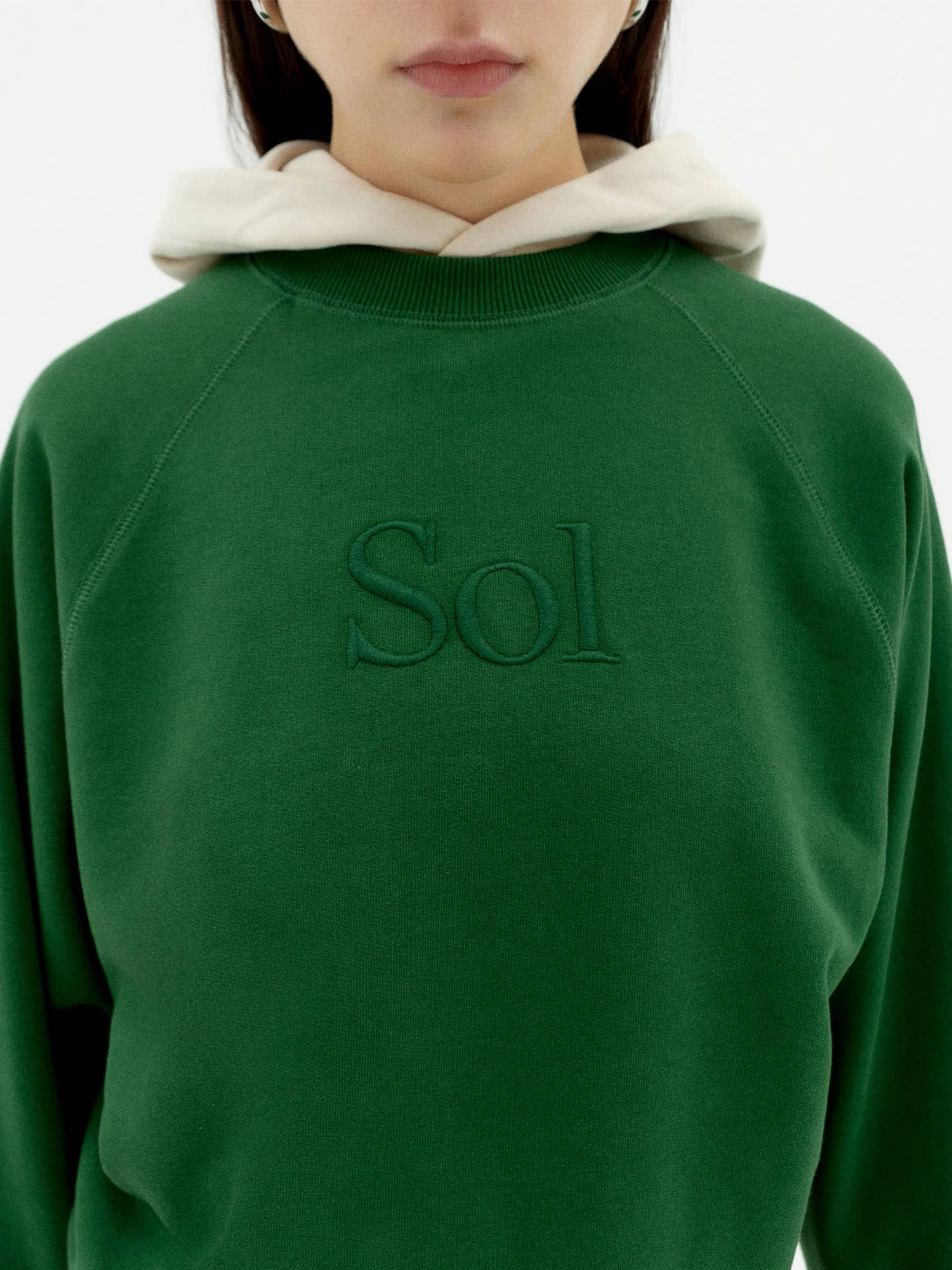 Thinking MU Sol Type Bonnie Sweatshirt Dill L