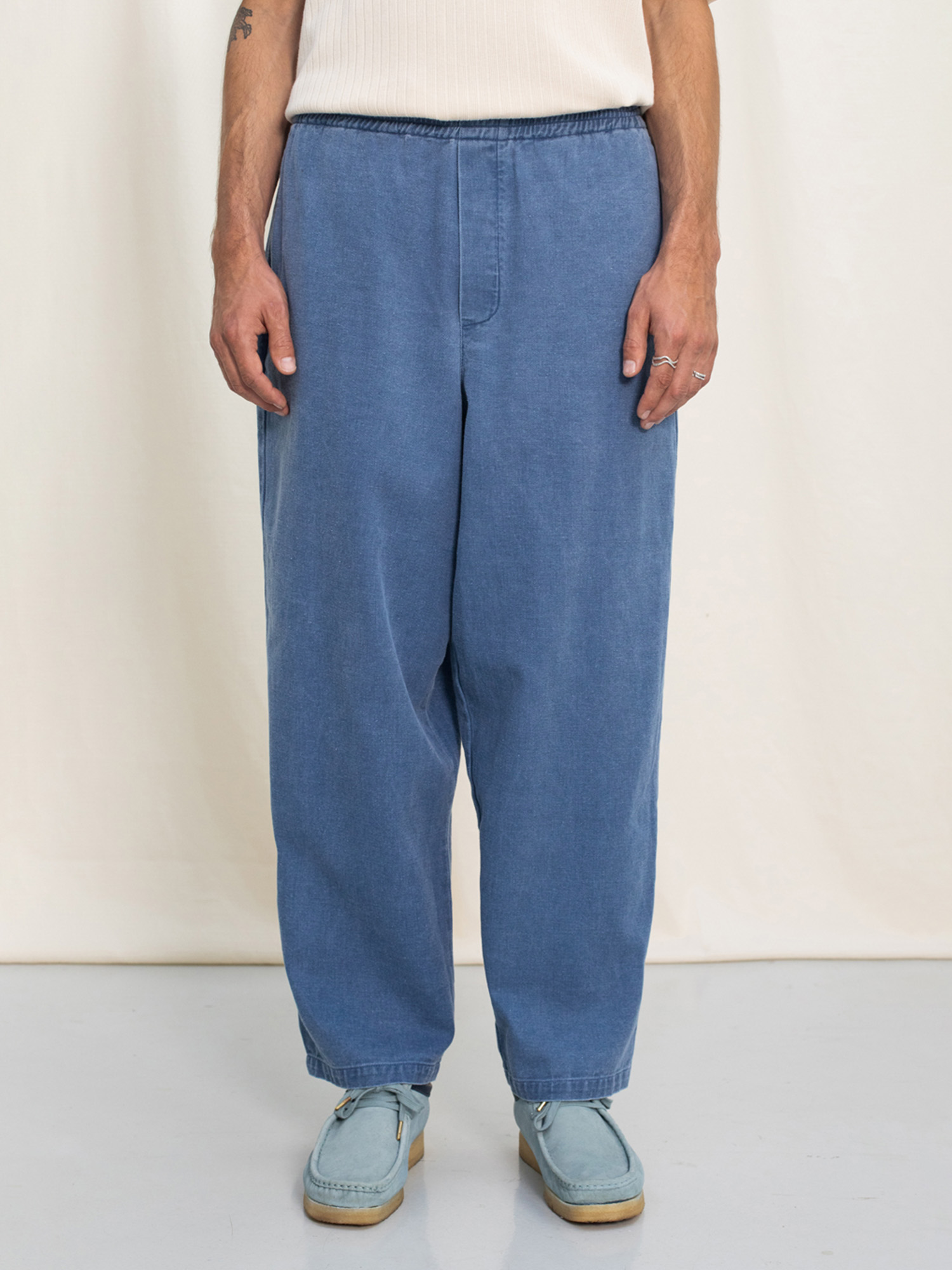 Rotholz Wide Pant Washed Denim XS