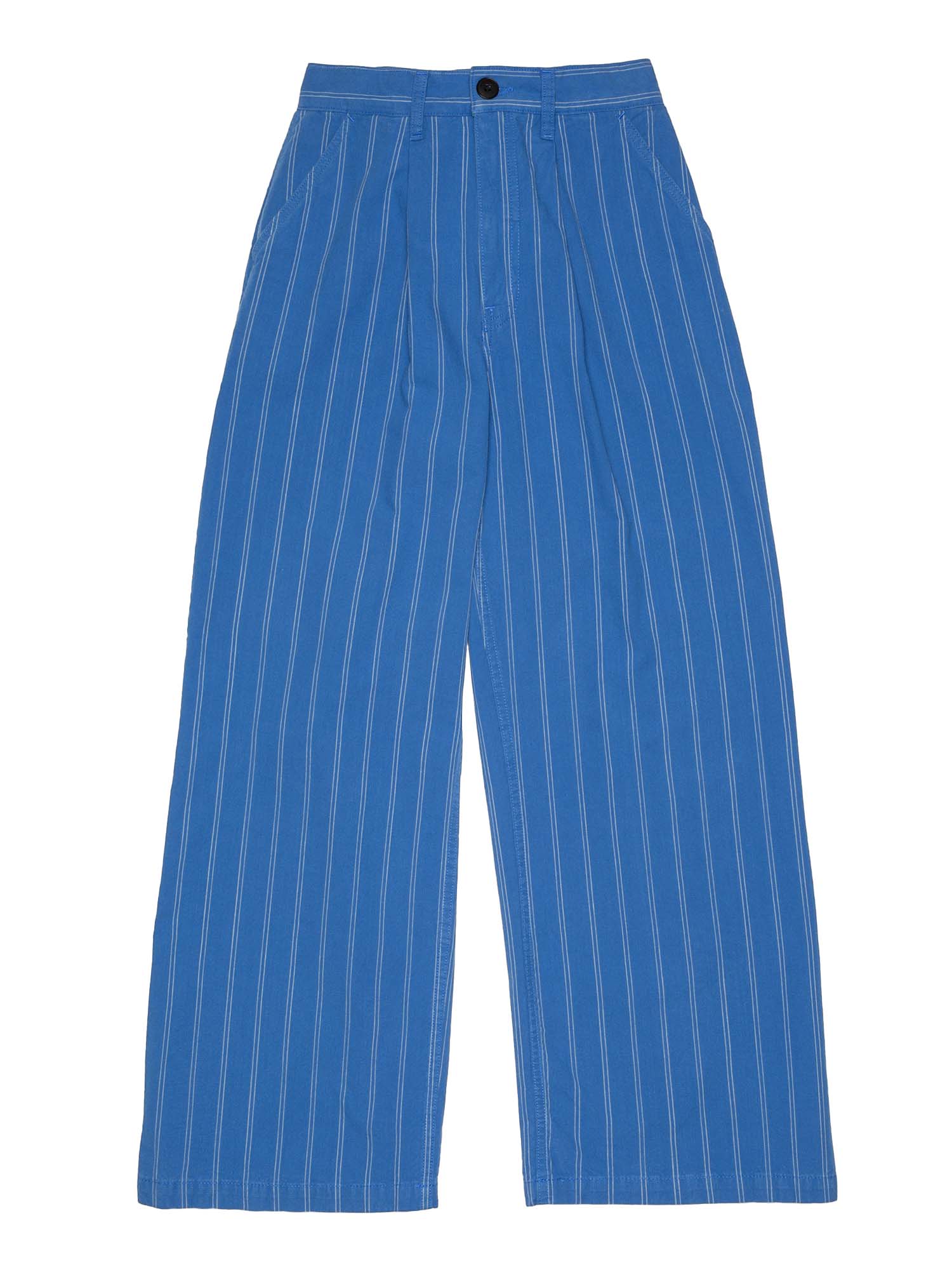 Nudie Jeans Gullan Striped Workwear Pants Indigo 29