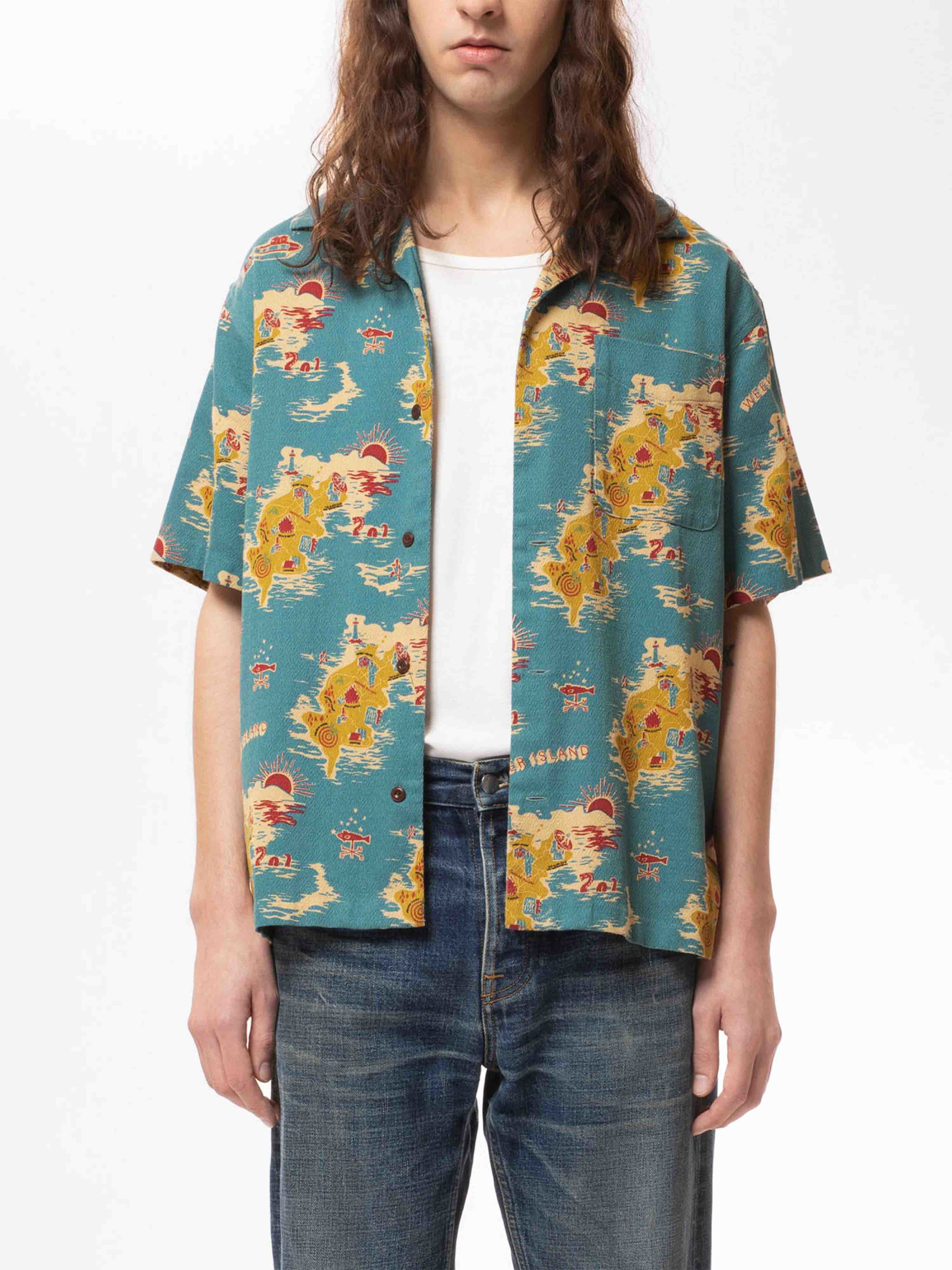 Nudie Jeans Aron Islands Multi M
