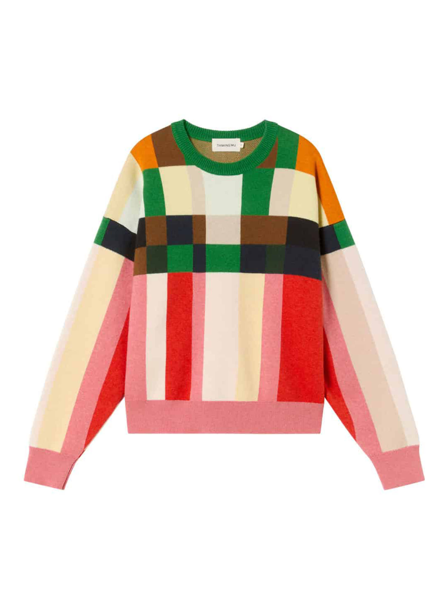 Thinking MU Philis Knitted Sweater Grid XS