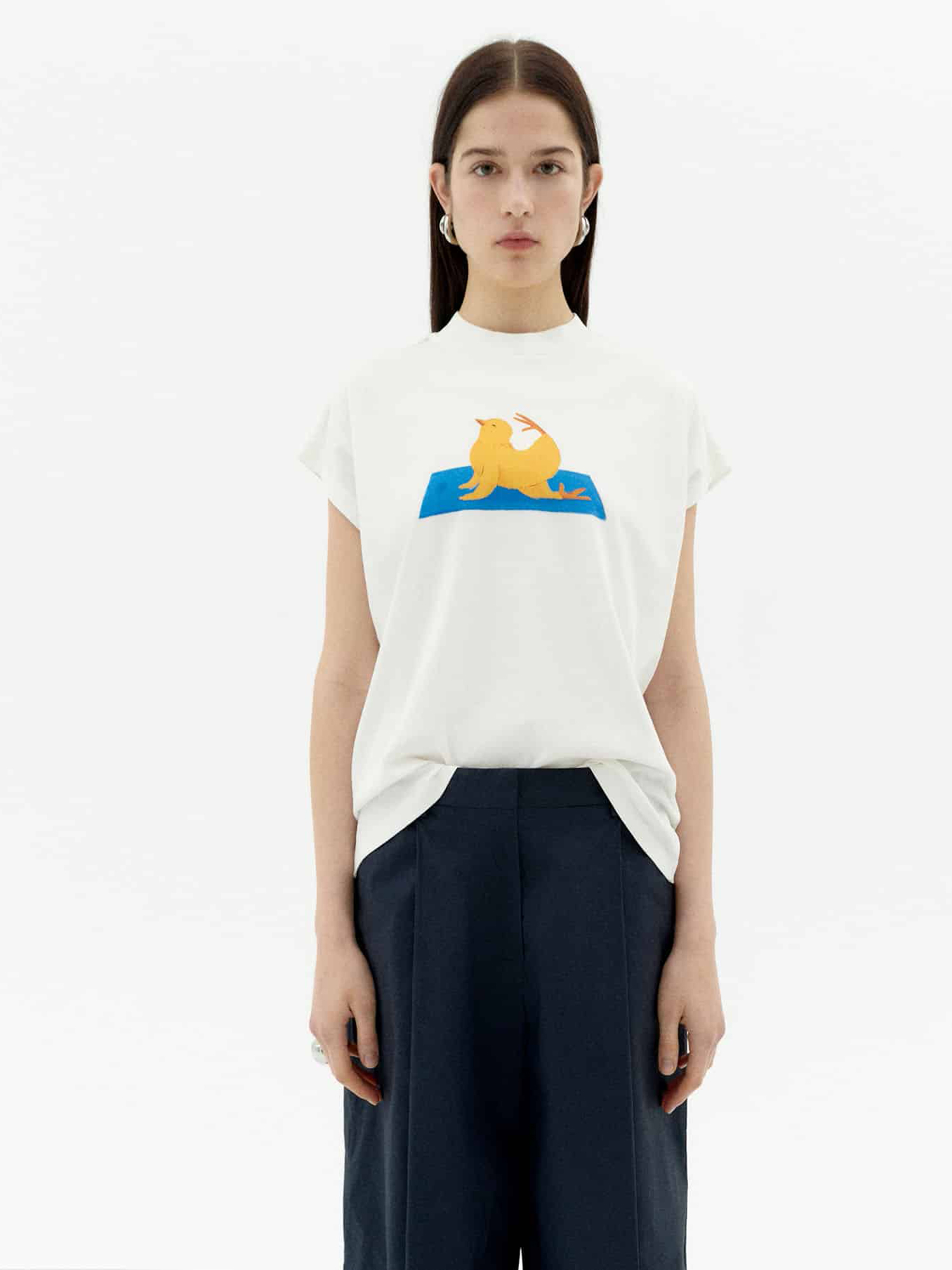 Thinking MU Yogui Animal Volta T-Shirt White XS