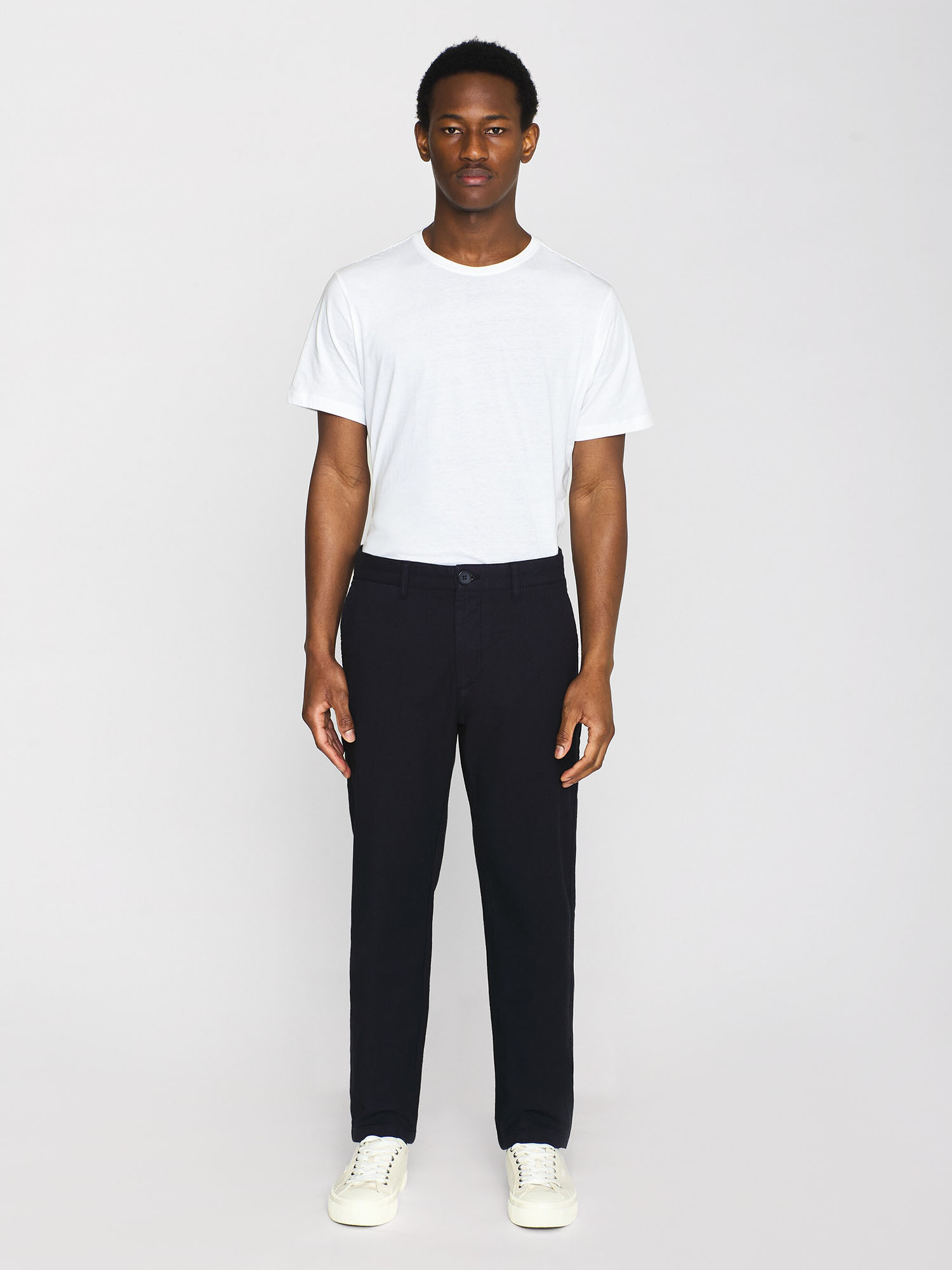 Knowledge Cotton Apparel Chuck Regular Flannel Chino Pants Night Sky 31/32
