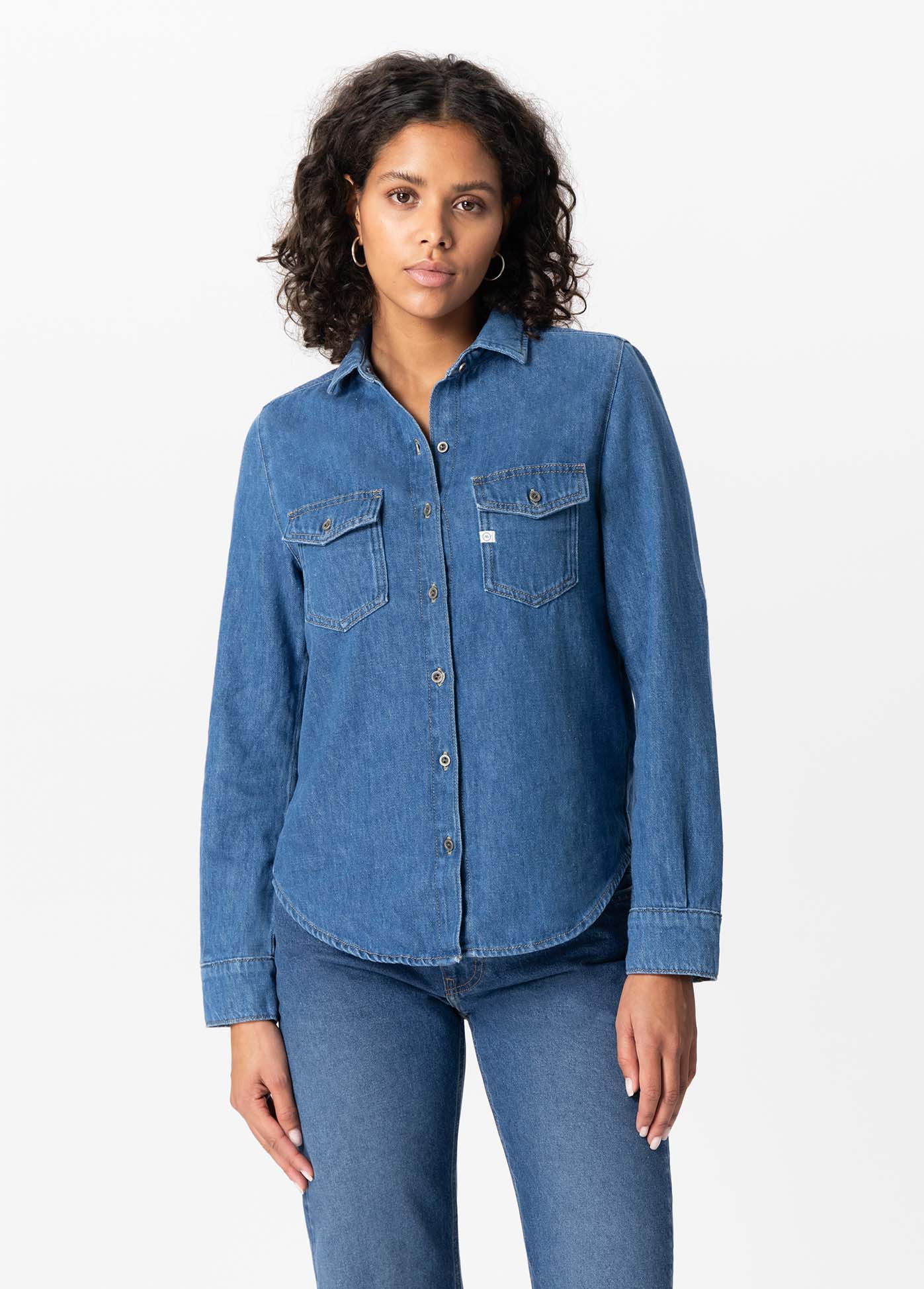 MUD Jeans Shirley Shirt Medium Stone L