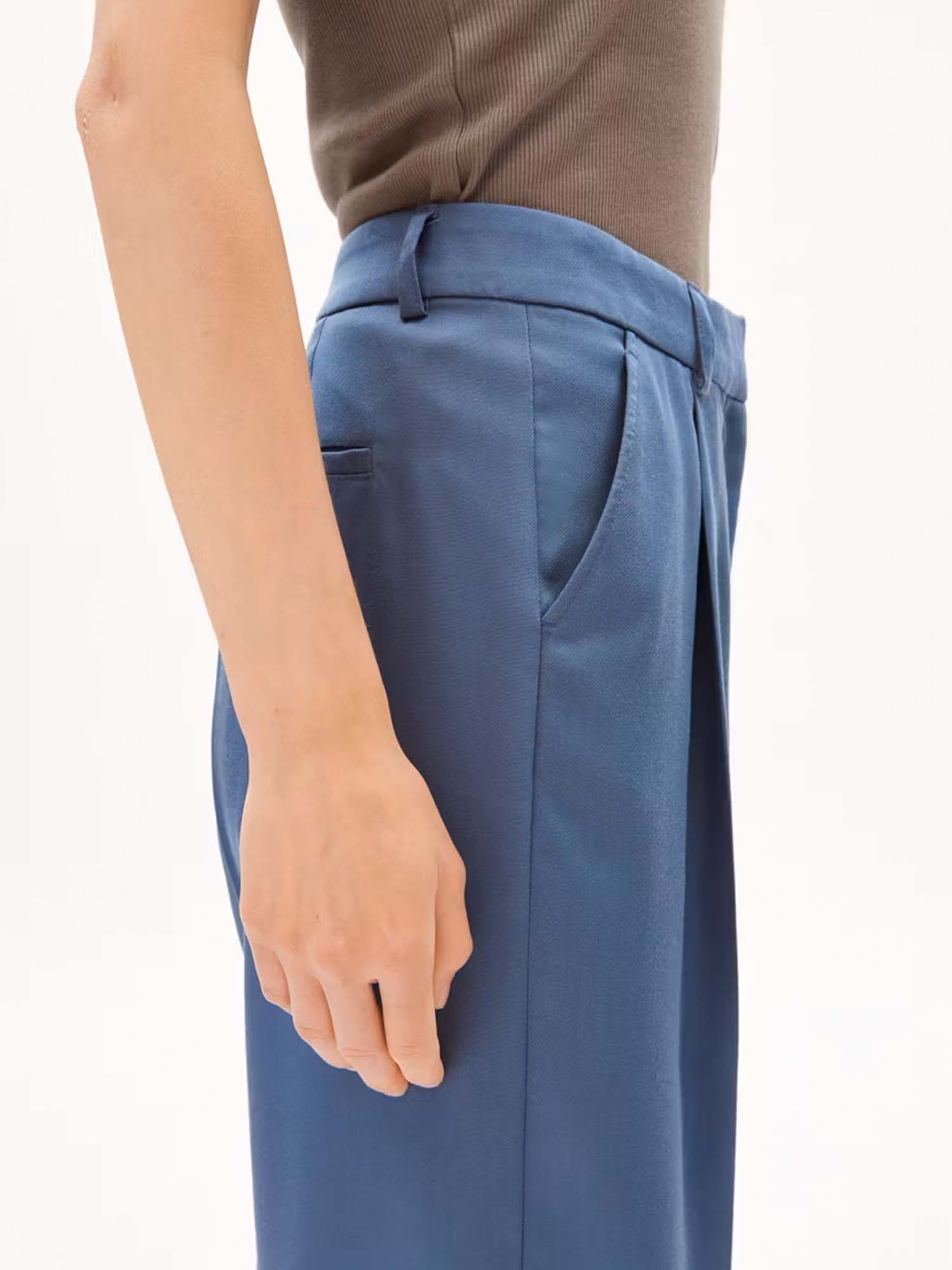 ARMEDANGELS Sandrinaa Tarped Iron Blue L
