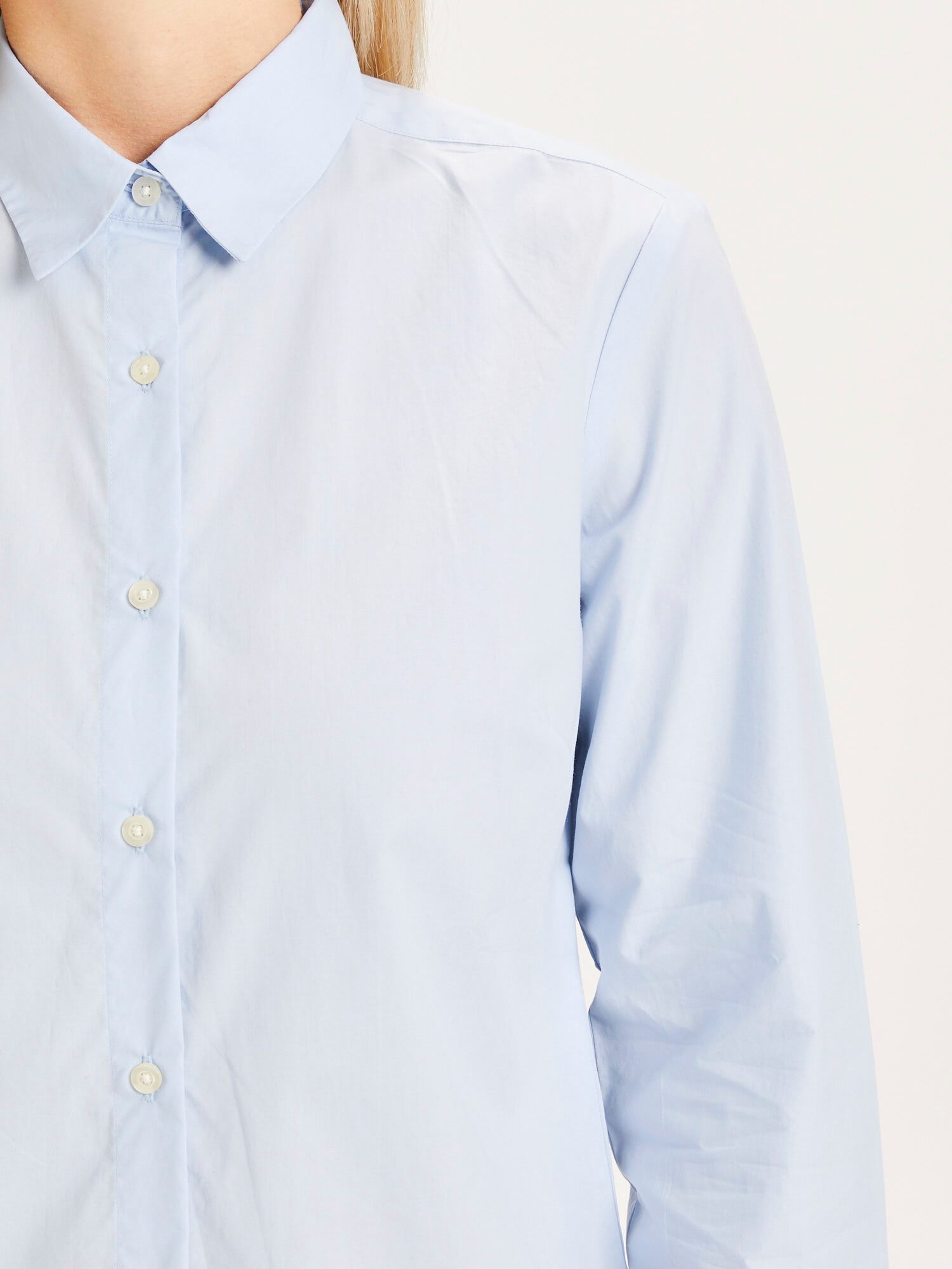 Knowledge Cotton Apparel Danica classic slim fit shirt Skyway M