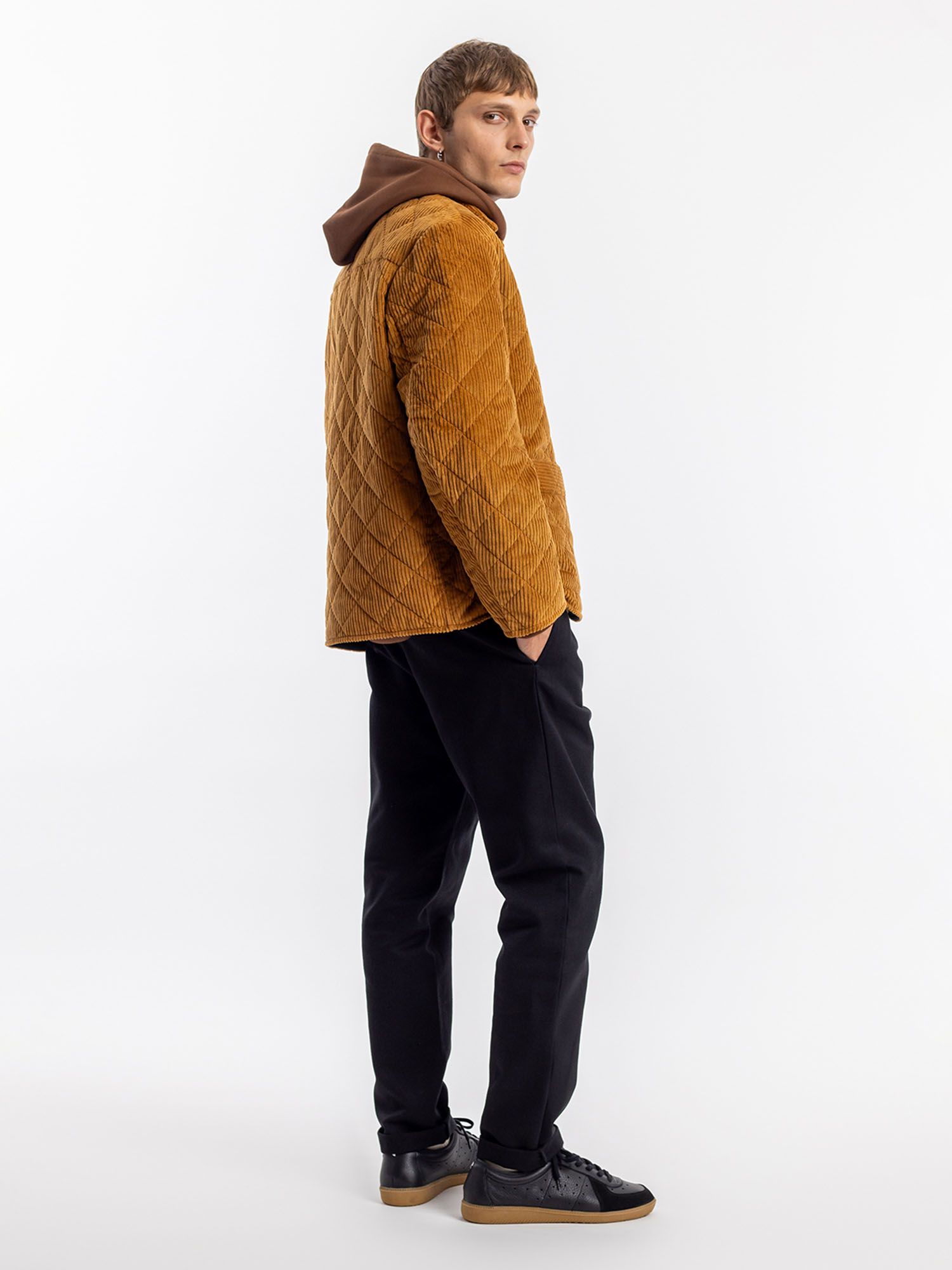 Rotholz Quilt Jacket Toffee Cord M