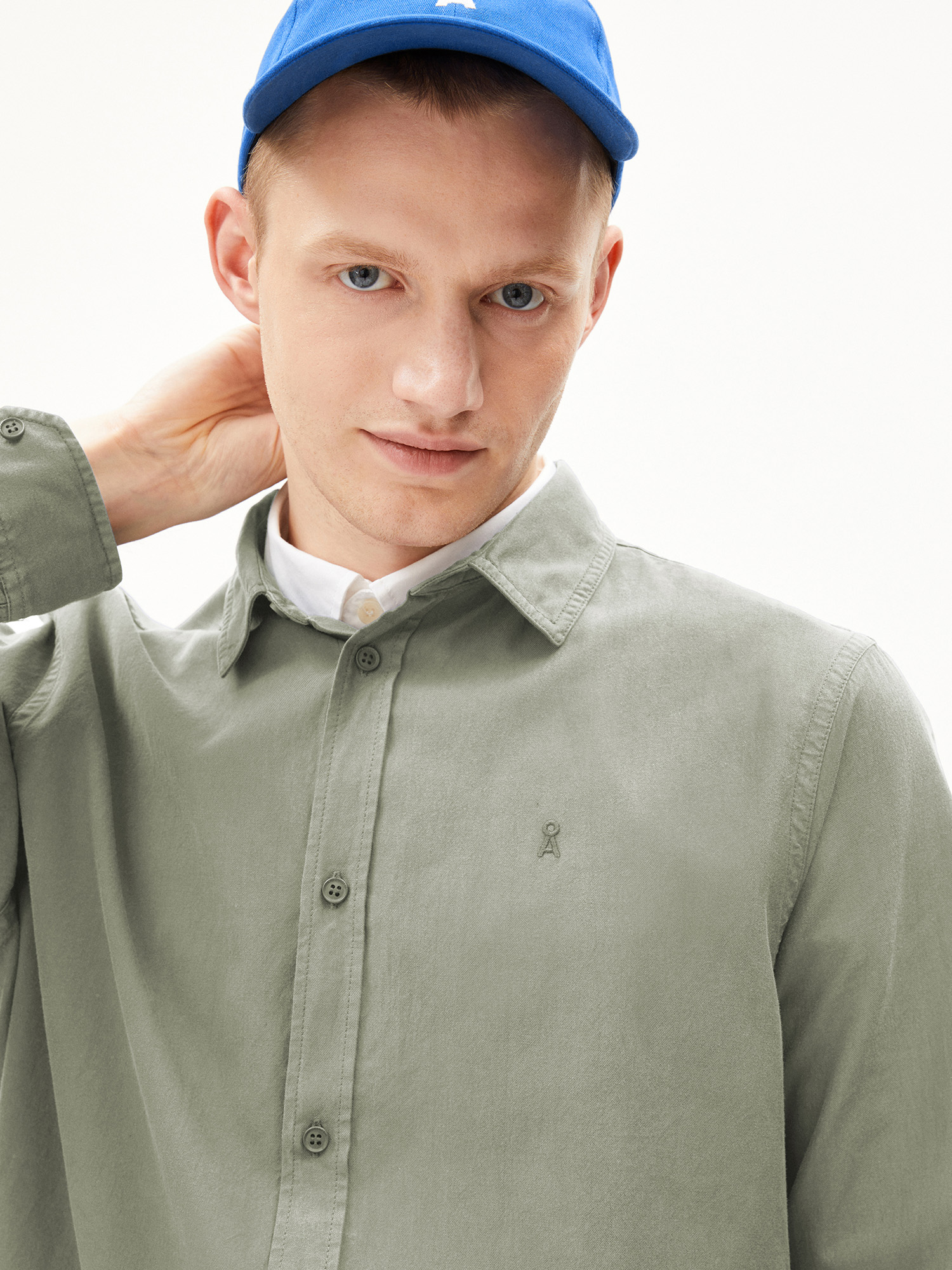 ARMEDANGELS Giaalo Overshirt Seagreen M