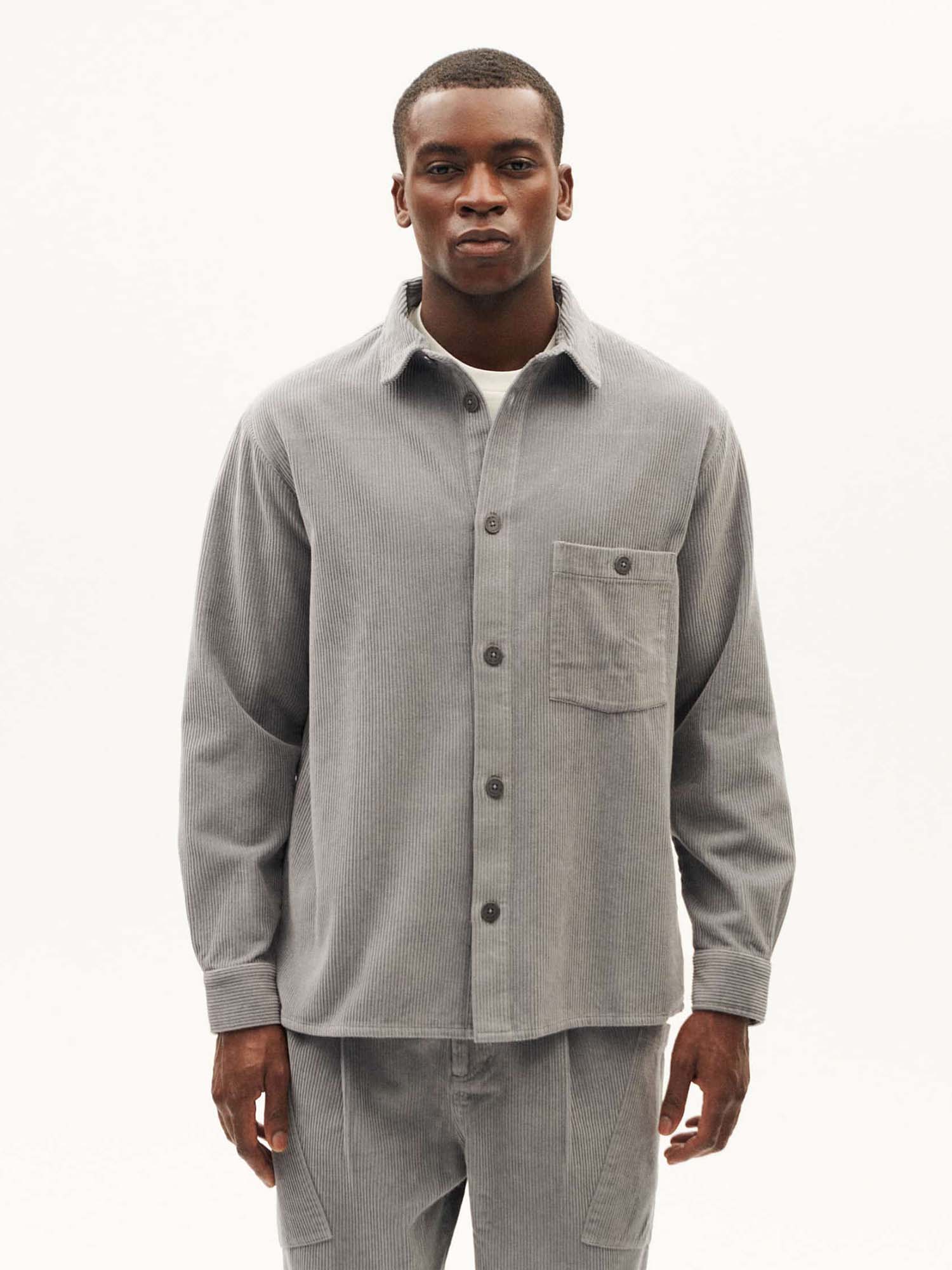 Thinking MU Corduroy Theo Overshirt River XL