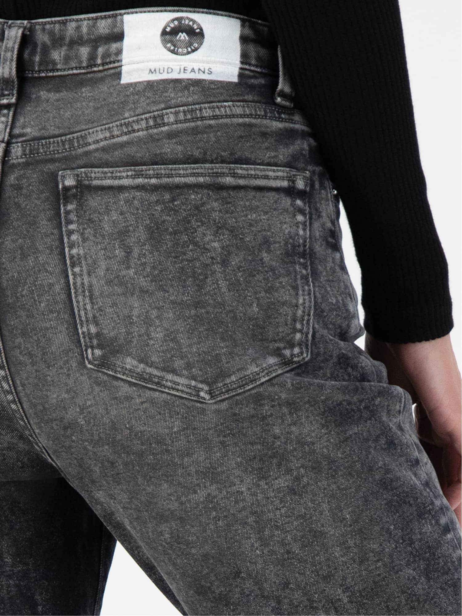 MUD Jeans Mams Stretch Tapered heavy black stone 31/27