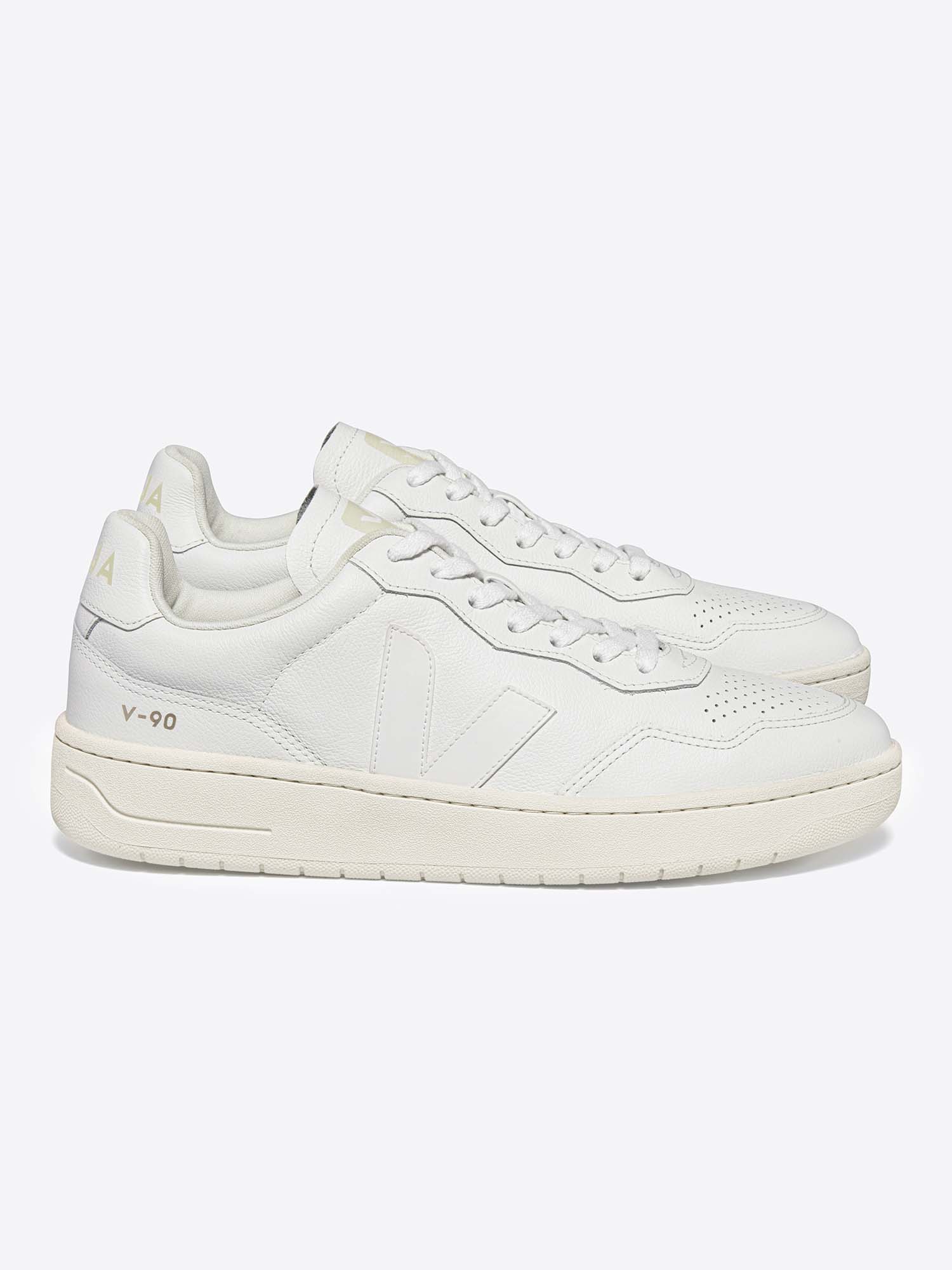 VEJA V-90 O.T. Leather Women Extra White 41