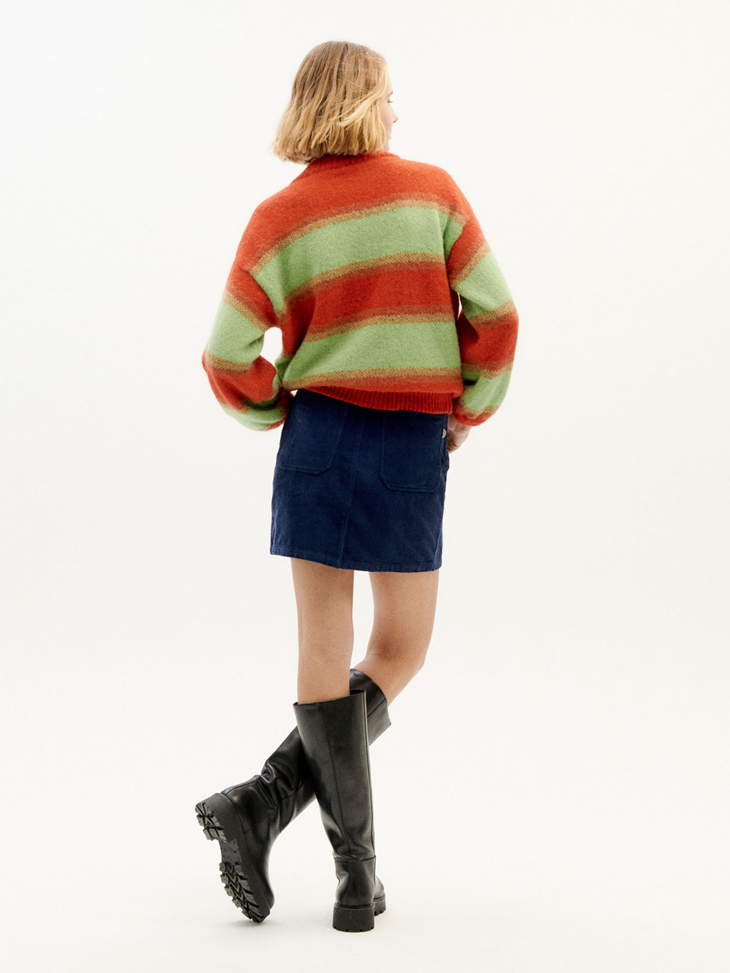 Thinking MU Lada Knitted Sweater Red S