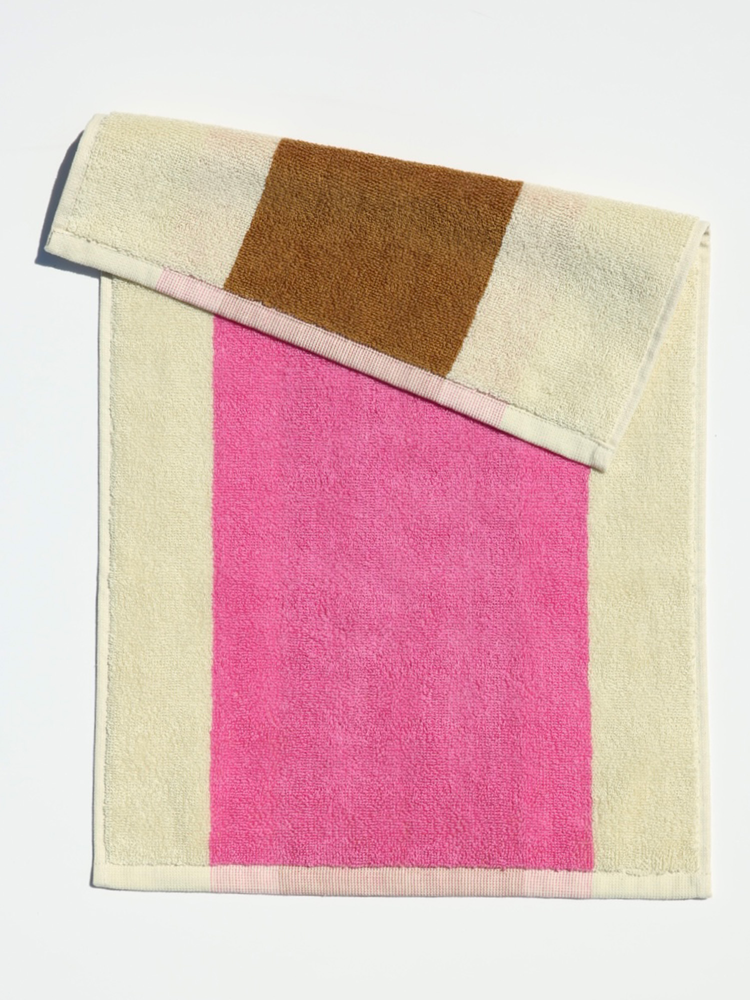 SUITE702 Gästehandtuch-Set (3-tlg.) Pink Royal Blue Brown