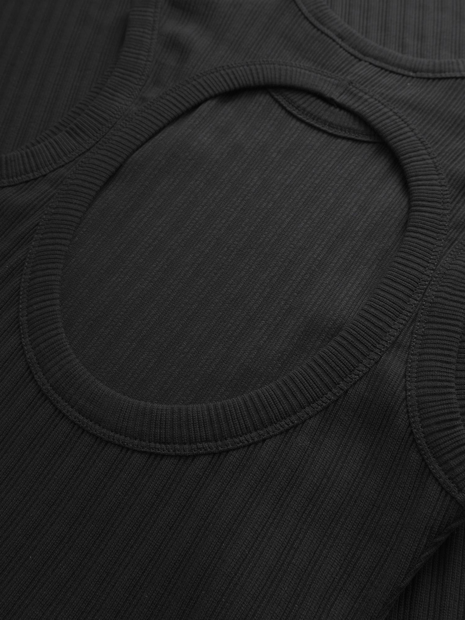 Rotholz Open Back Dress True Black S