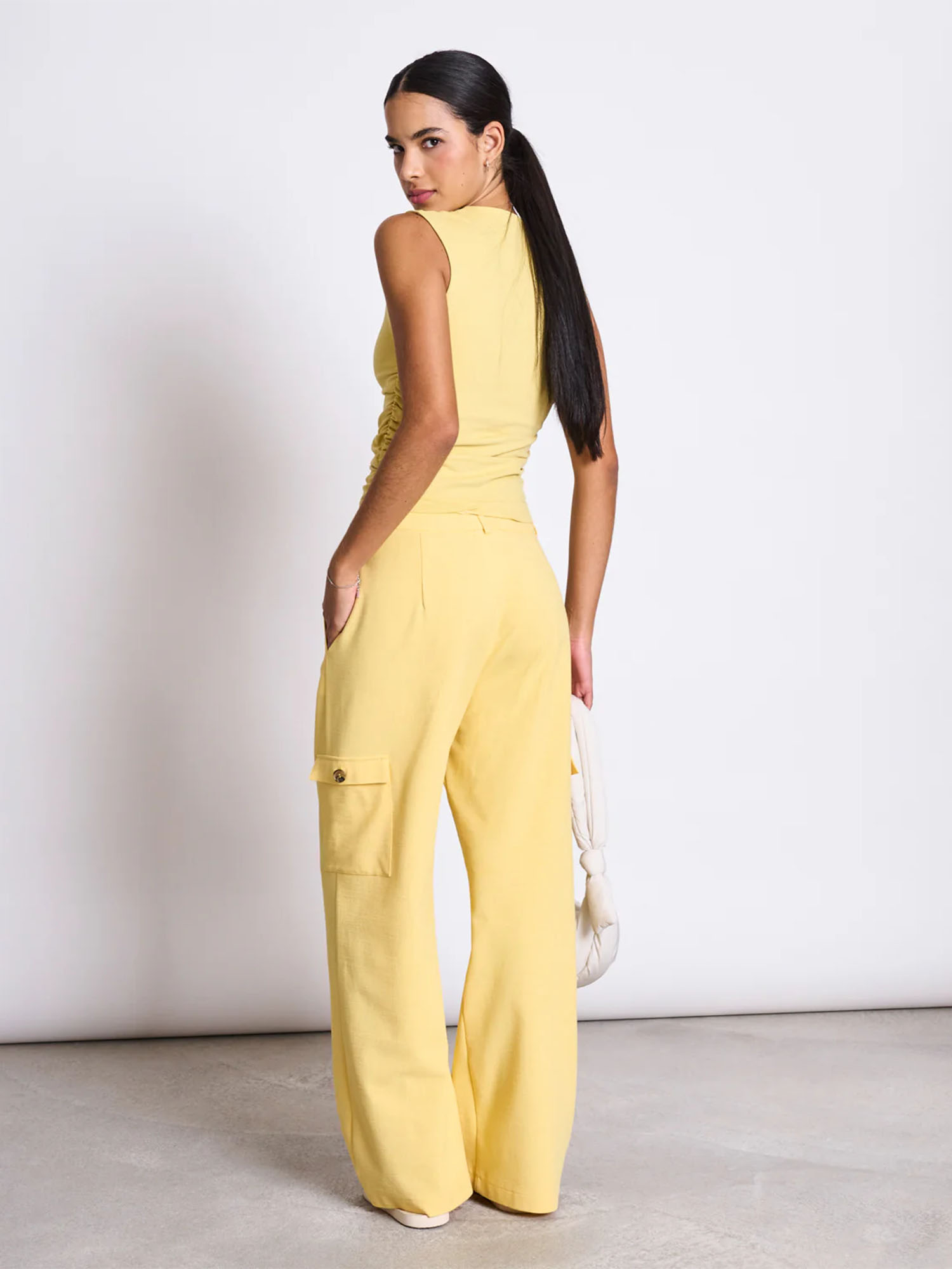 JAN 'N JUNE Cargo Pants Fano Buttercup S