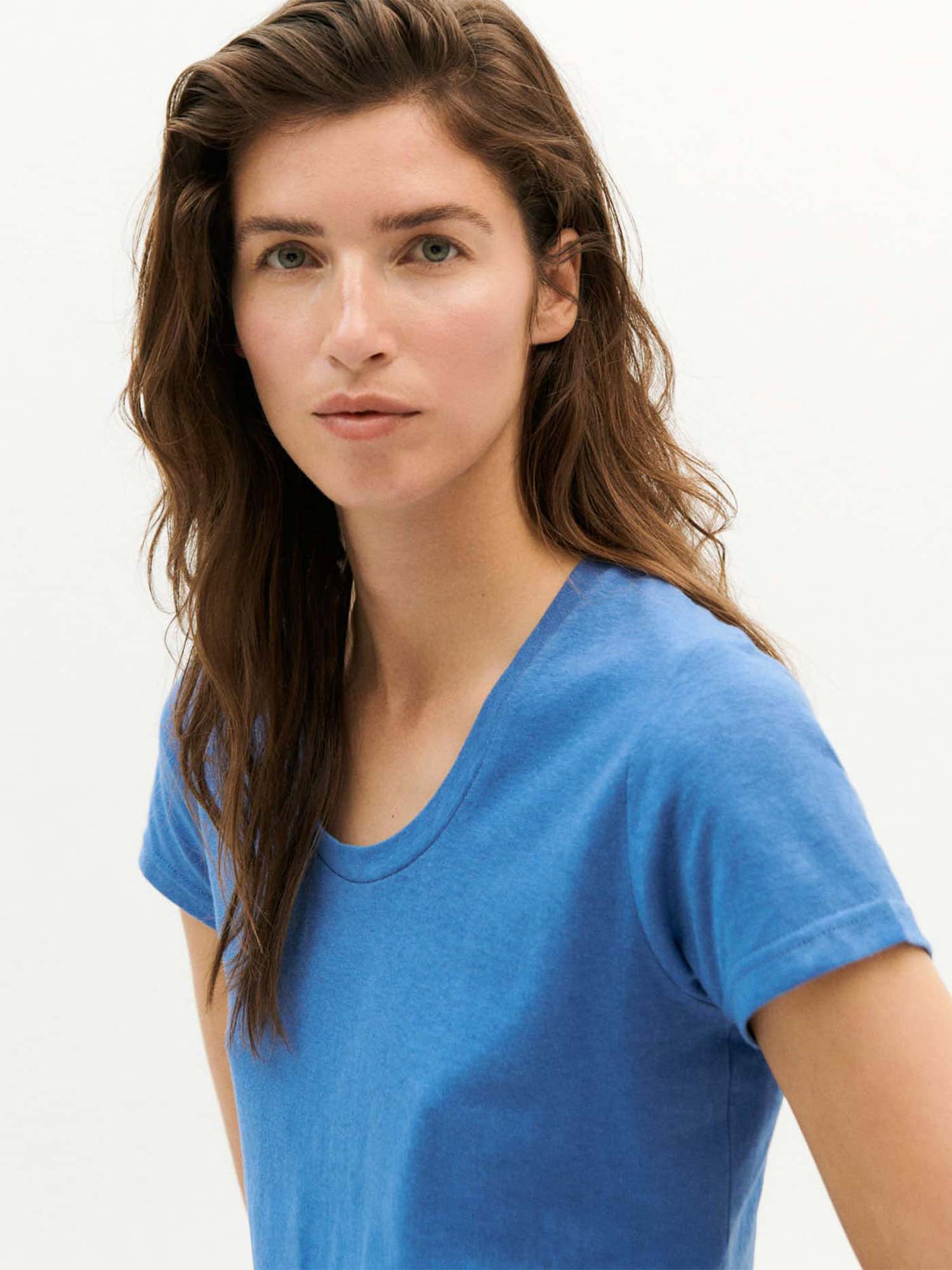 Thinking MU Hemp Regina T-Shirt Heritage Blue XL