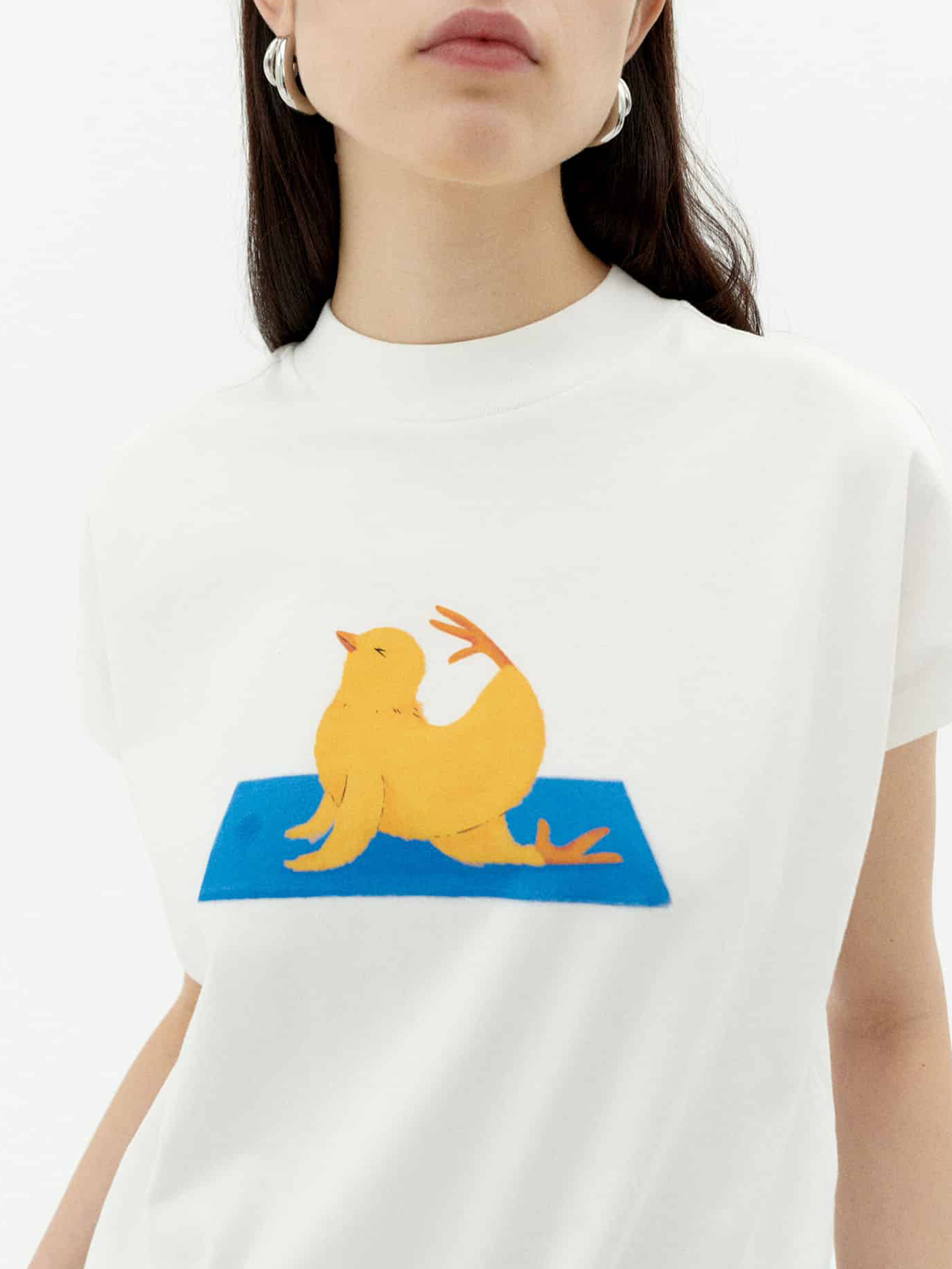 Thinking MU Yogui Animal Volta T-Shirt White XS