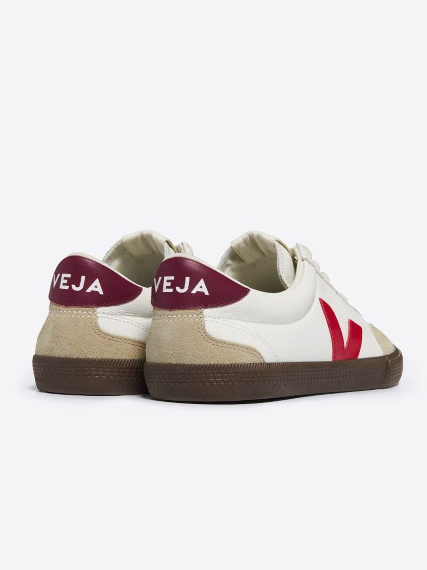 VEJA Volley Leather Women White Pekin Bark 40