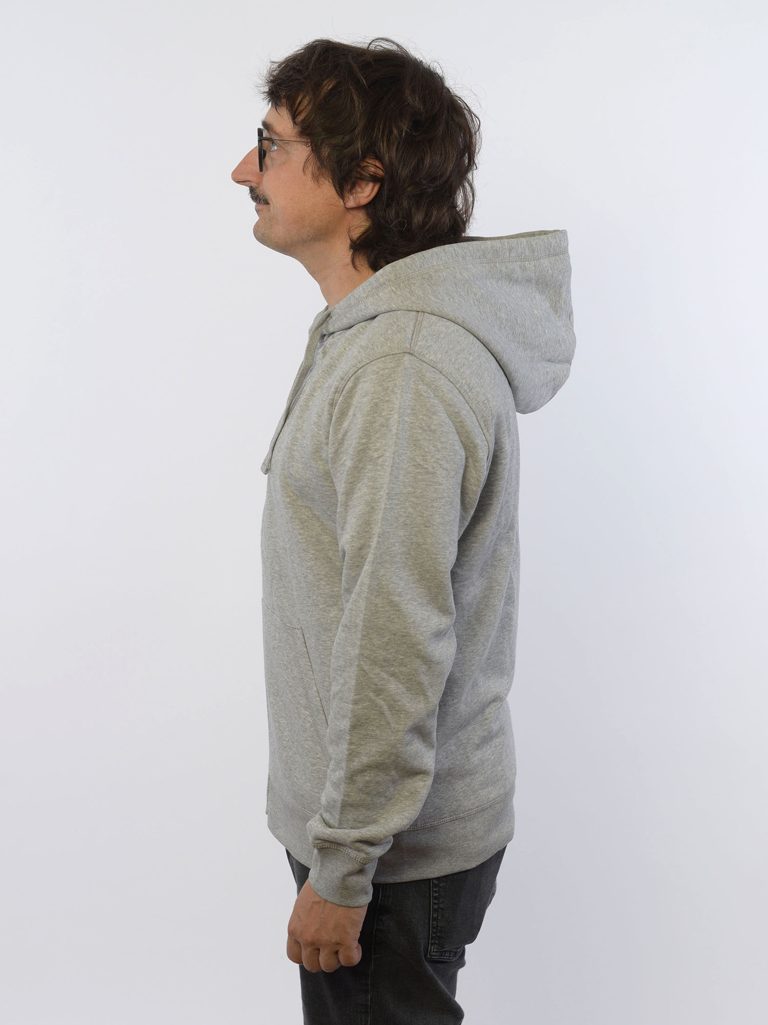 glore Sammie Zip Hoodie Heather Grey XS