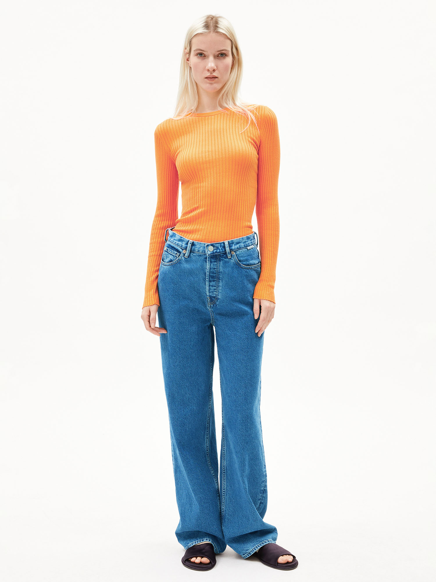 ARMEDANGELS Alaania RN Light Tangerine L