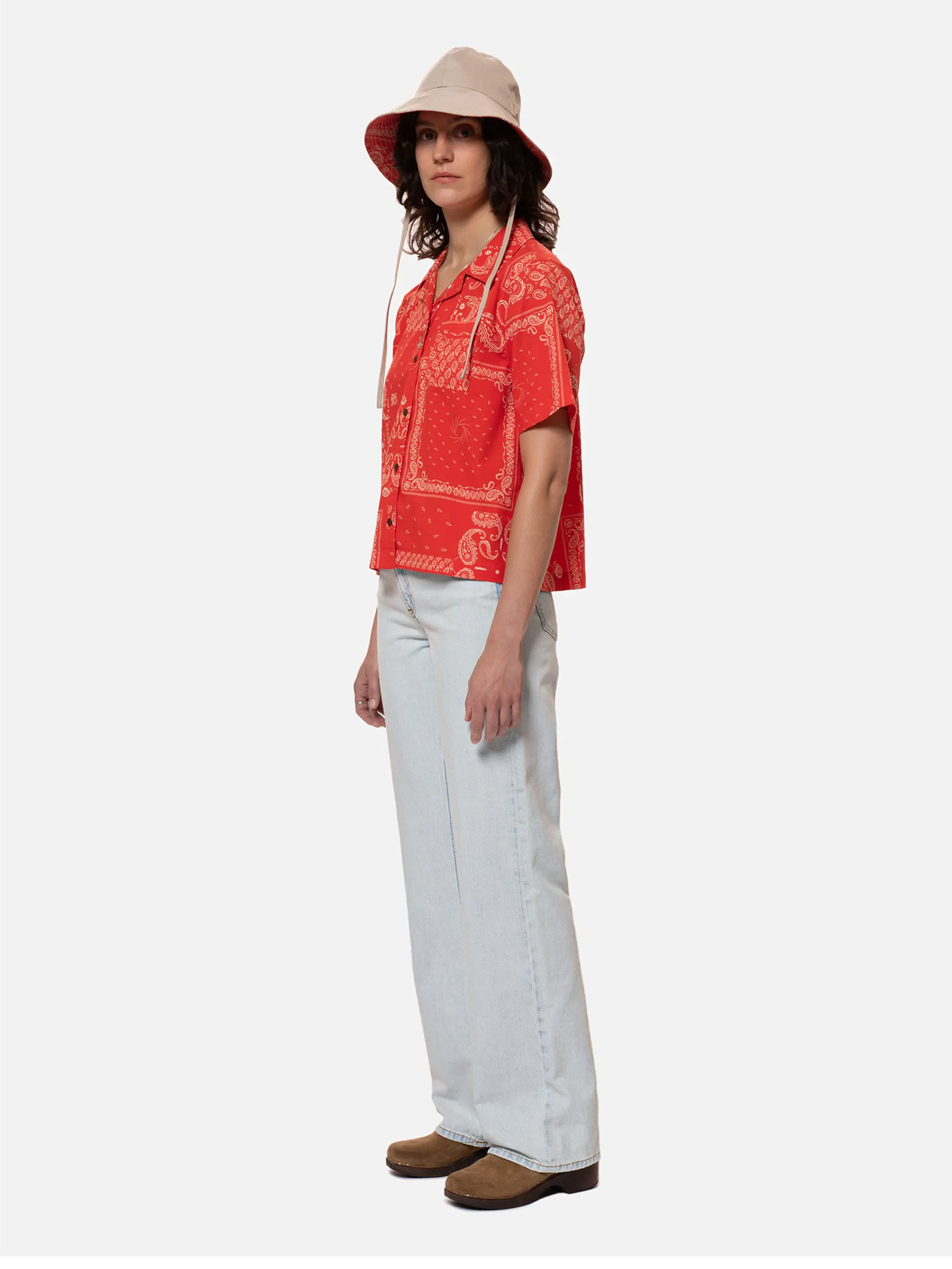 Nudie Jeans Moa Bandana Red M