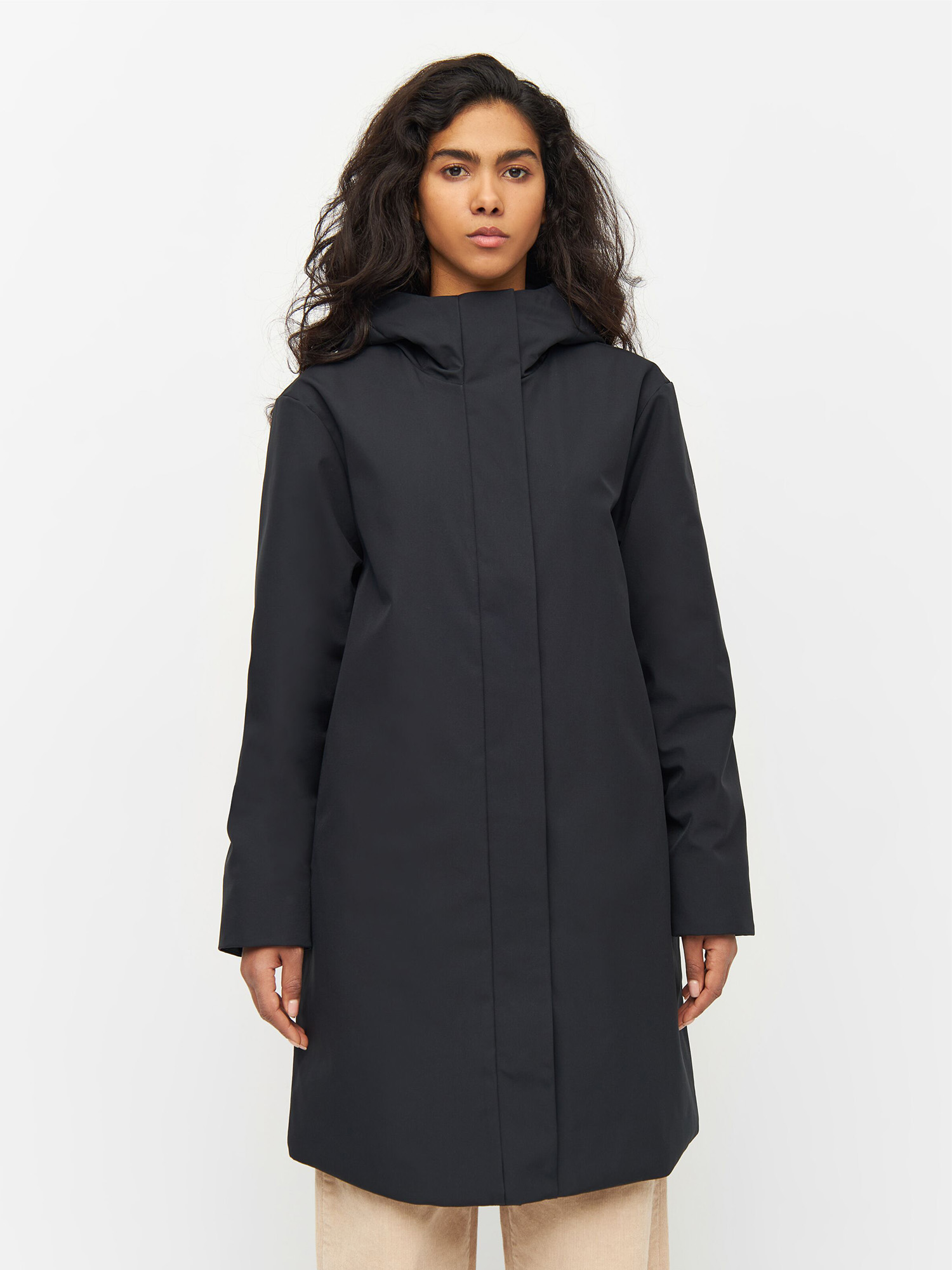 Knowledge Cotton Apparel Climate Shell Jacket Black Jet L