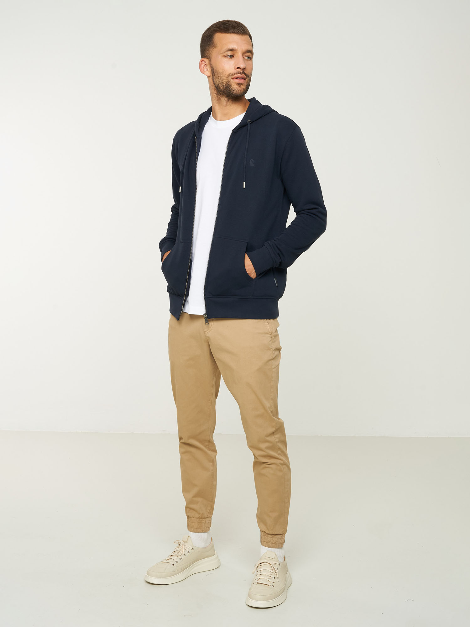 Recolution Men Hoodie Birch Dark Navy XL