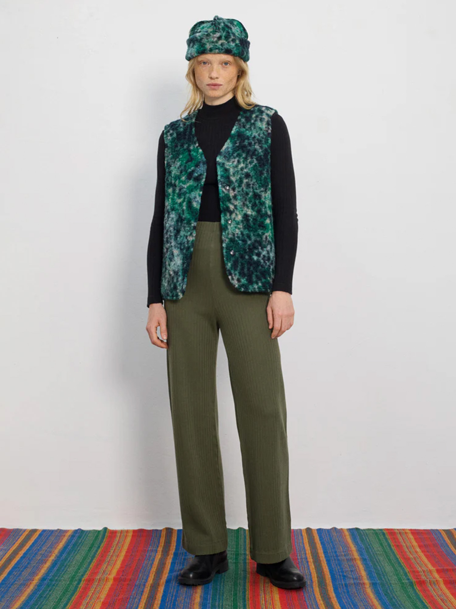 Rotholz Heavy Ribbed Lounge Pants Moss Green L