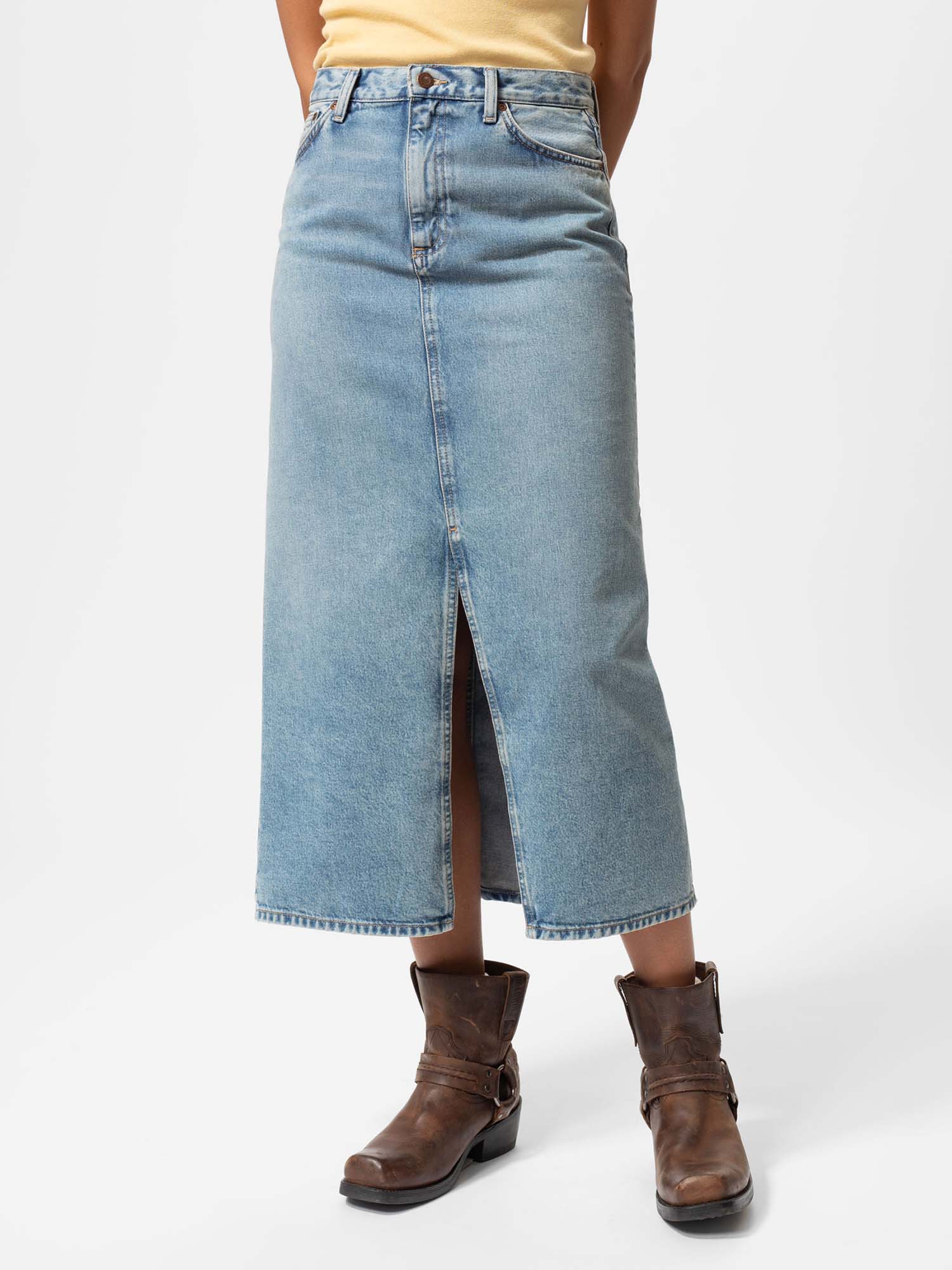 Nudie Jeans Anna Denim Skirt Desert M