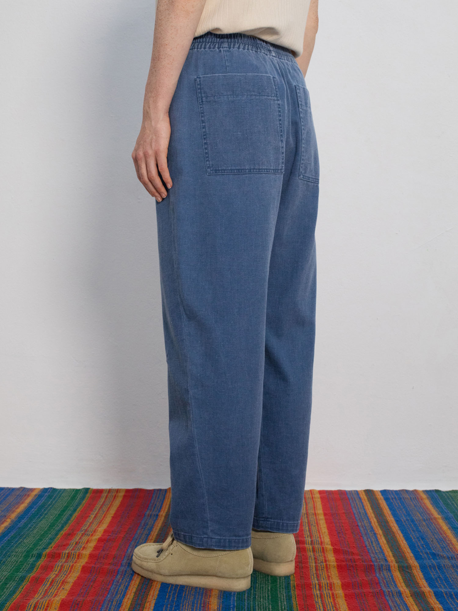 Rotholz Wide Pant Washed Denim XS