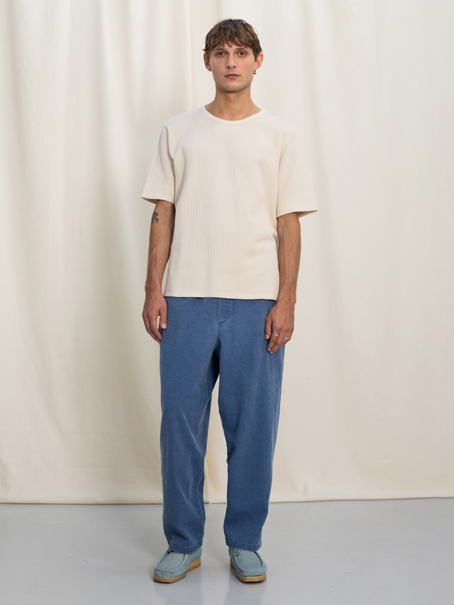 Rotholz Wide Pant Washed Denim XS