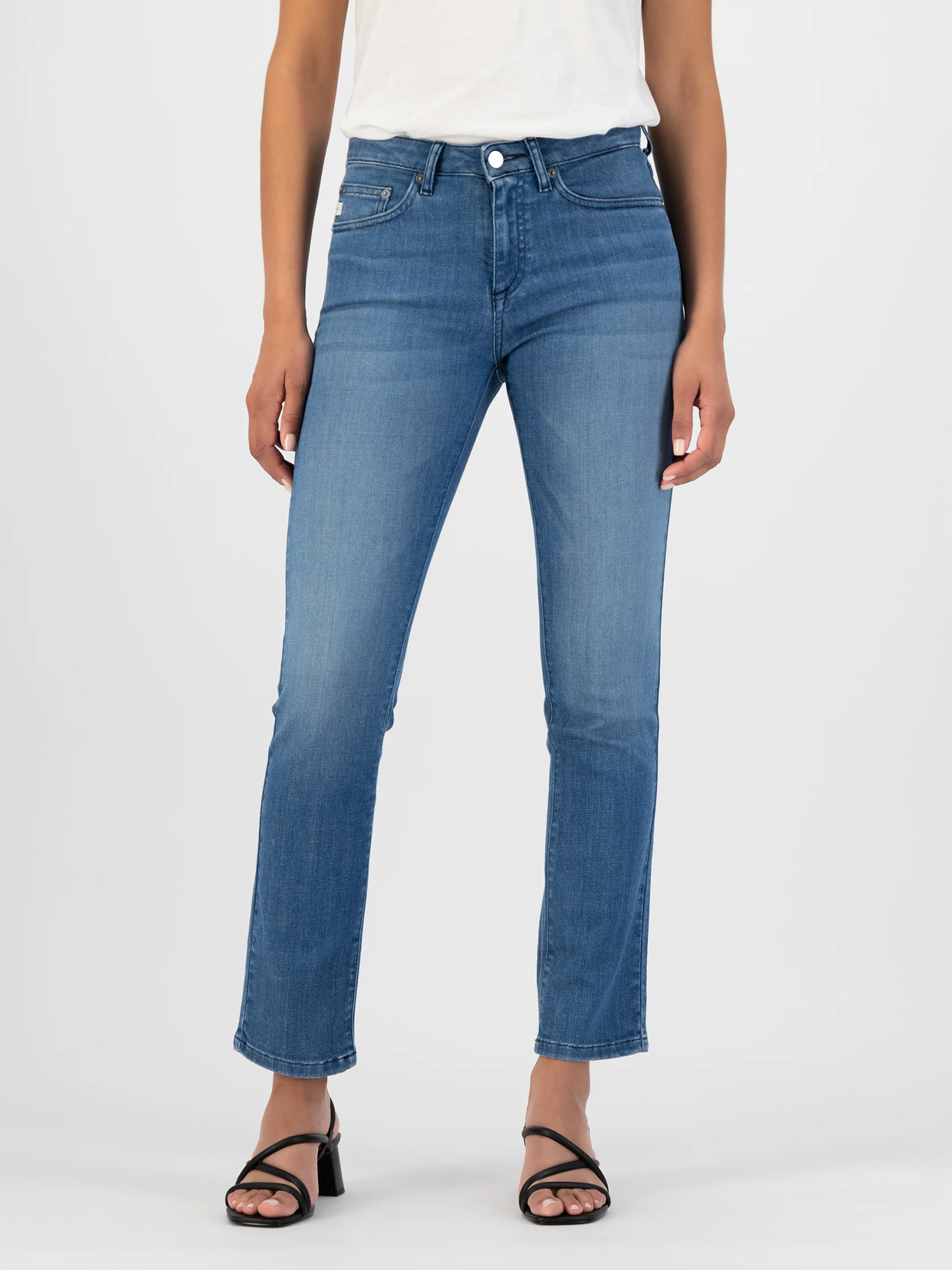 MUD Jeans Faye Straight Authentic Indigo 27/30