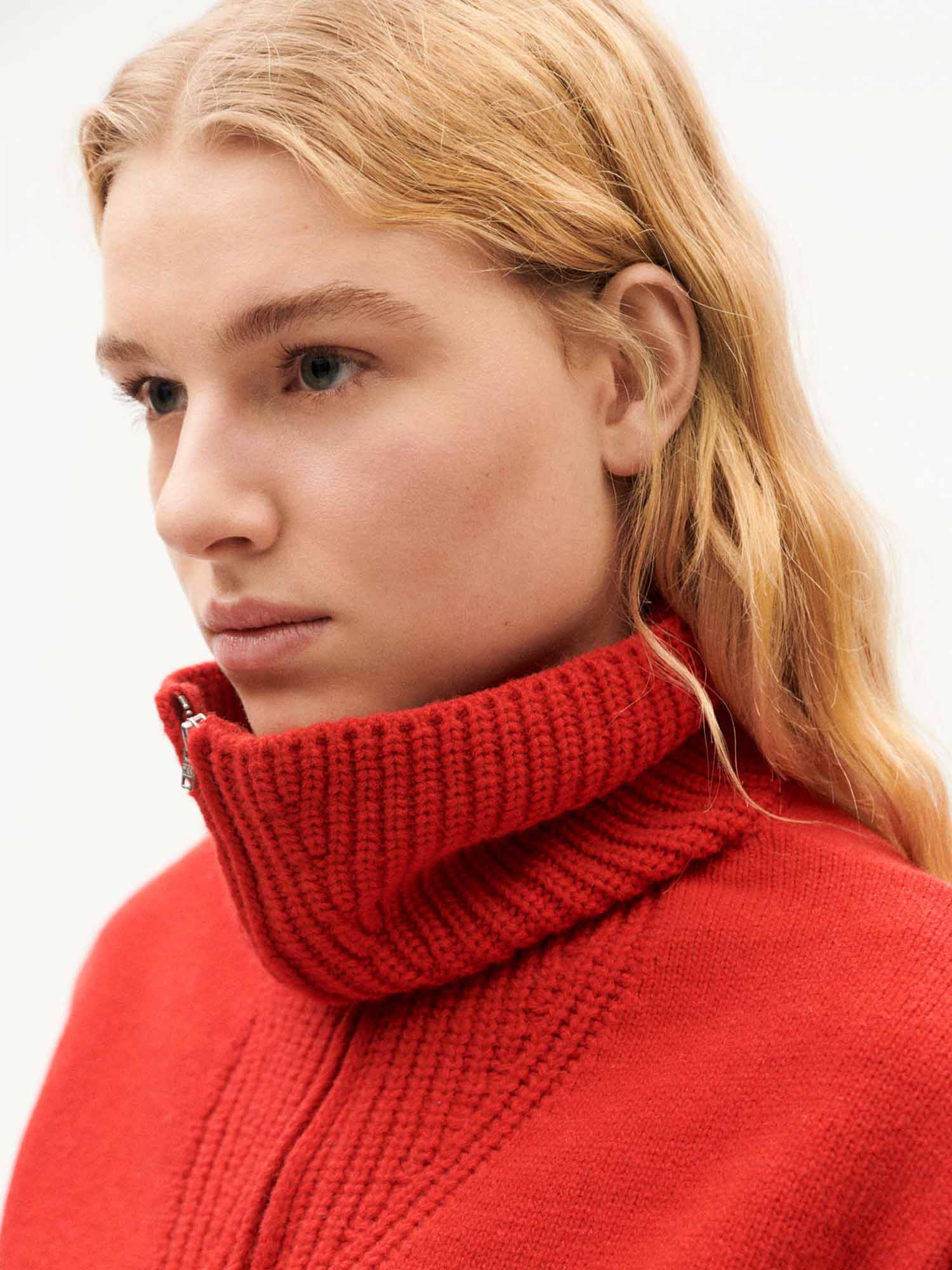 Thinking MU Tanit Knitted Sweater Red S